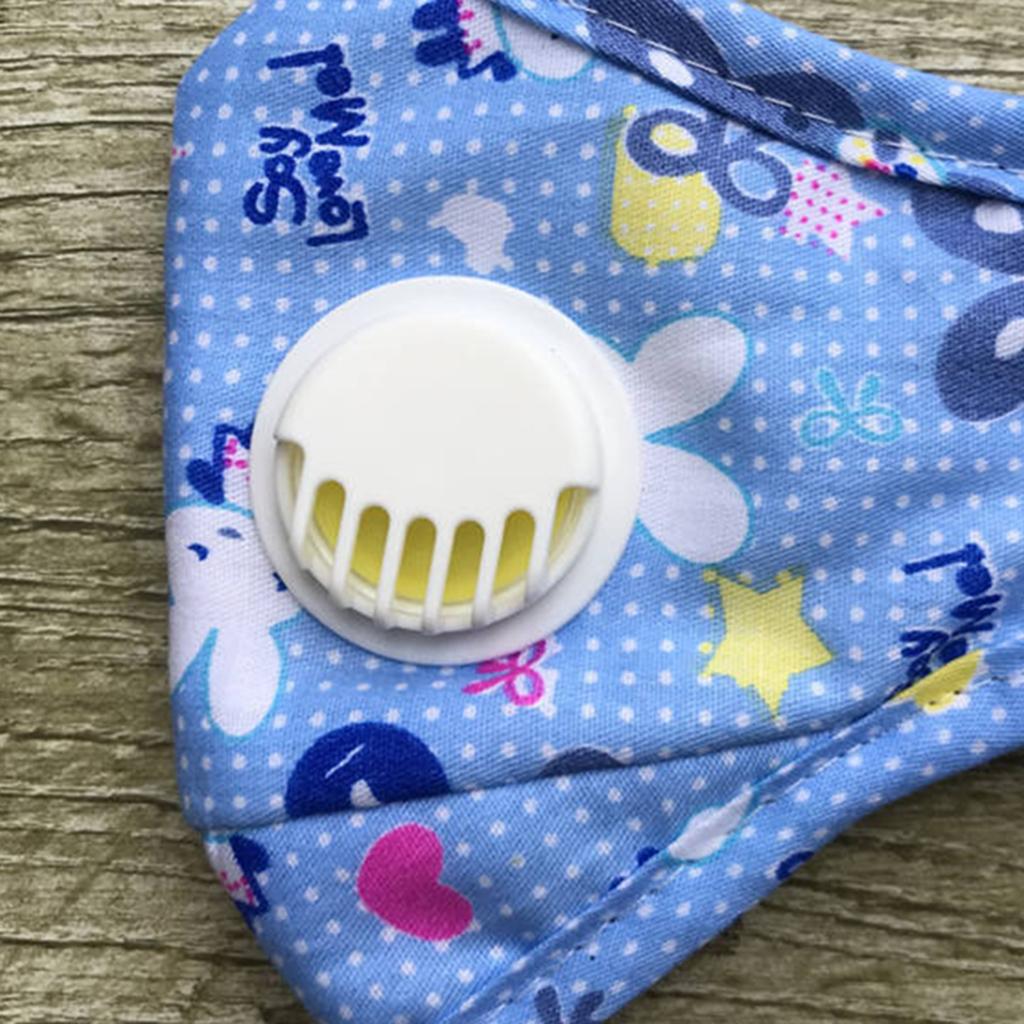 mouth cover for kids Light Blue Rabbit