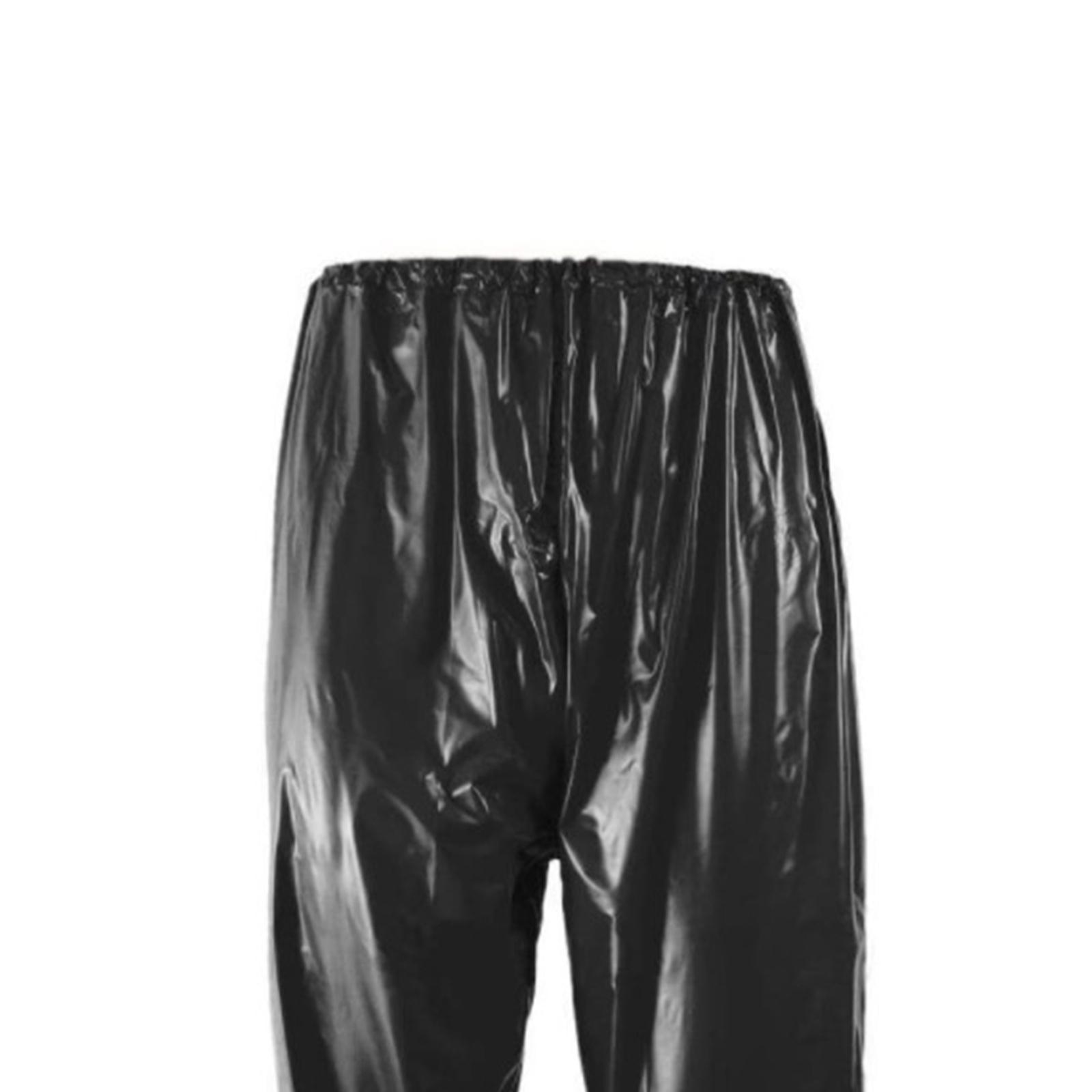 3xFitness Sauna Suit Exercise Gym Home Sweat Suit Hoodie Pants Black M