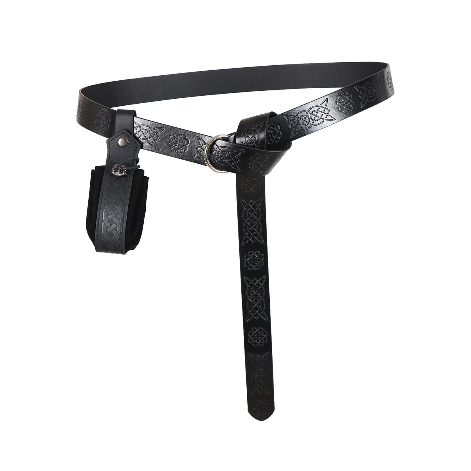 Medieval Knight Belt Black