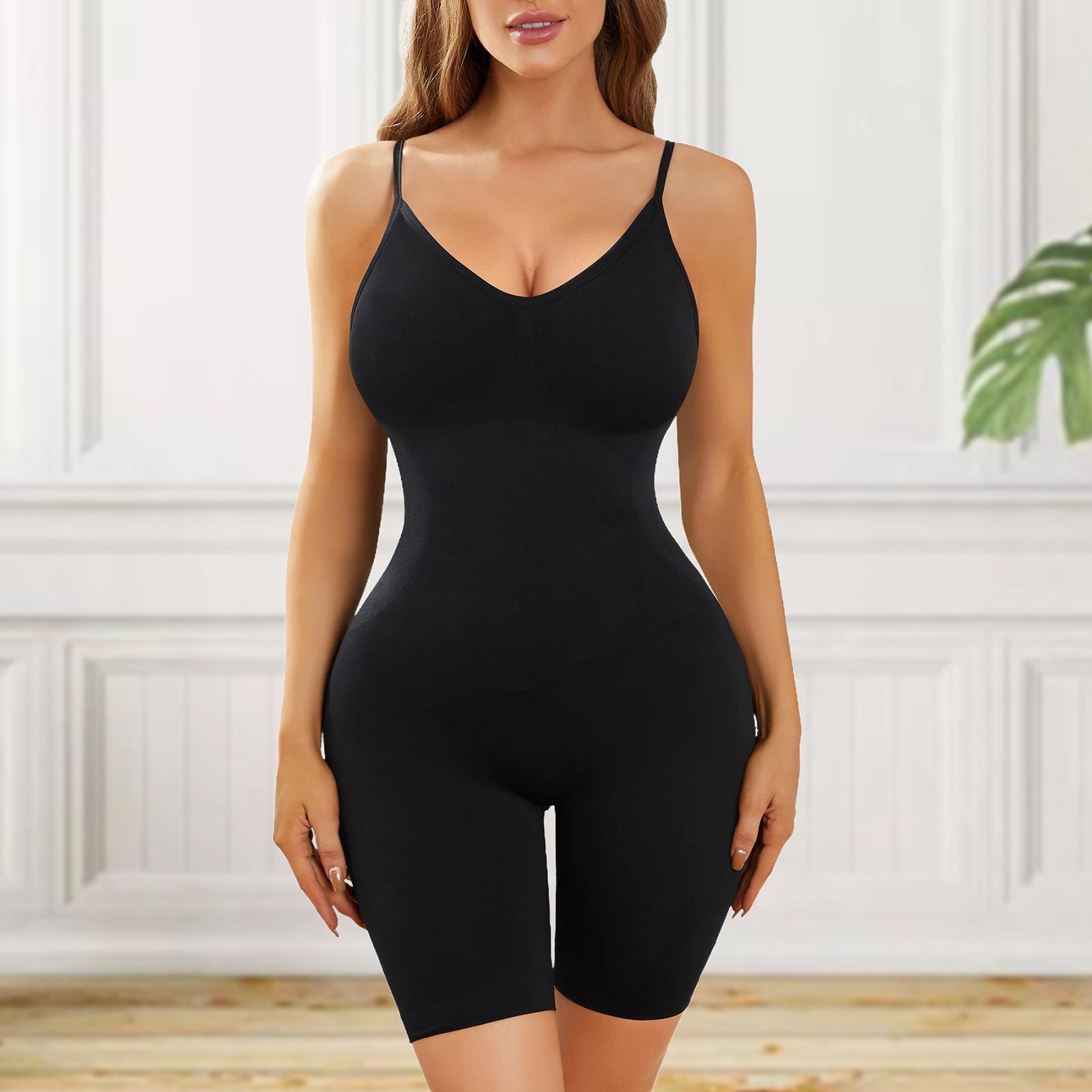Womens Bodysuit Shapewear Shaping Girdle Thigh Slimming Comfort High Waisted