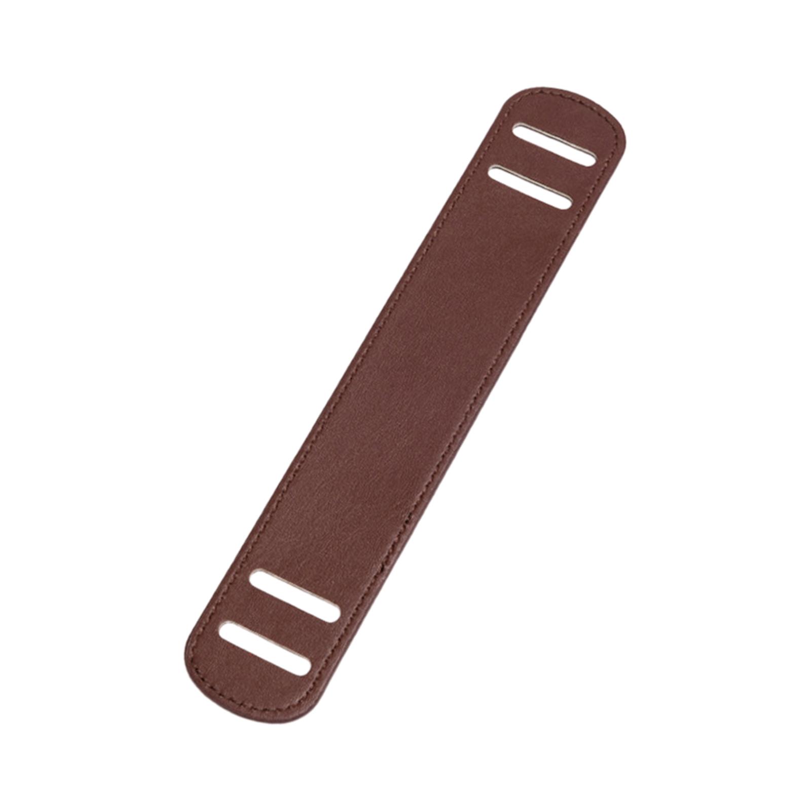 Leather Shoulder Strap Pad Brown L