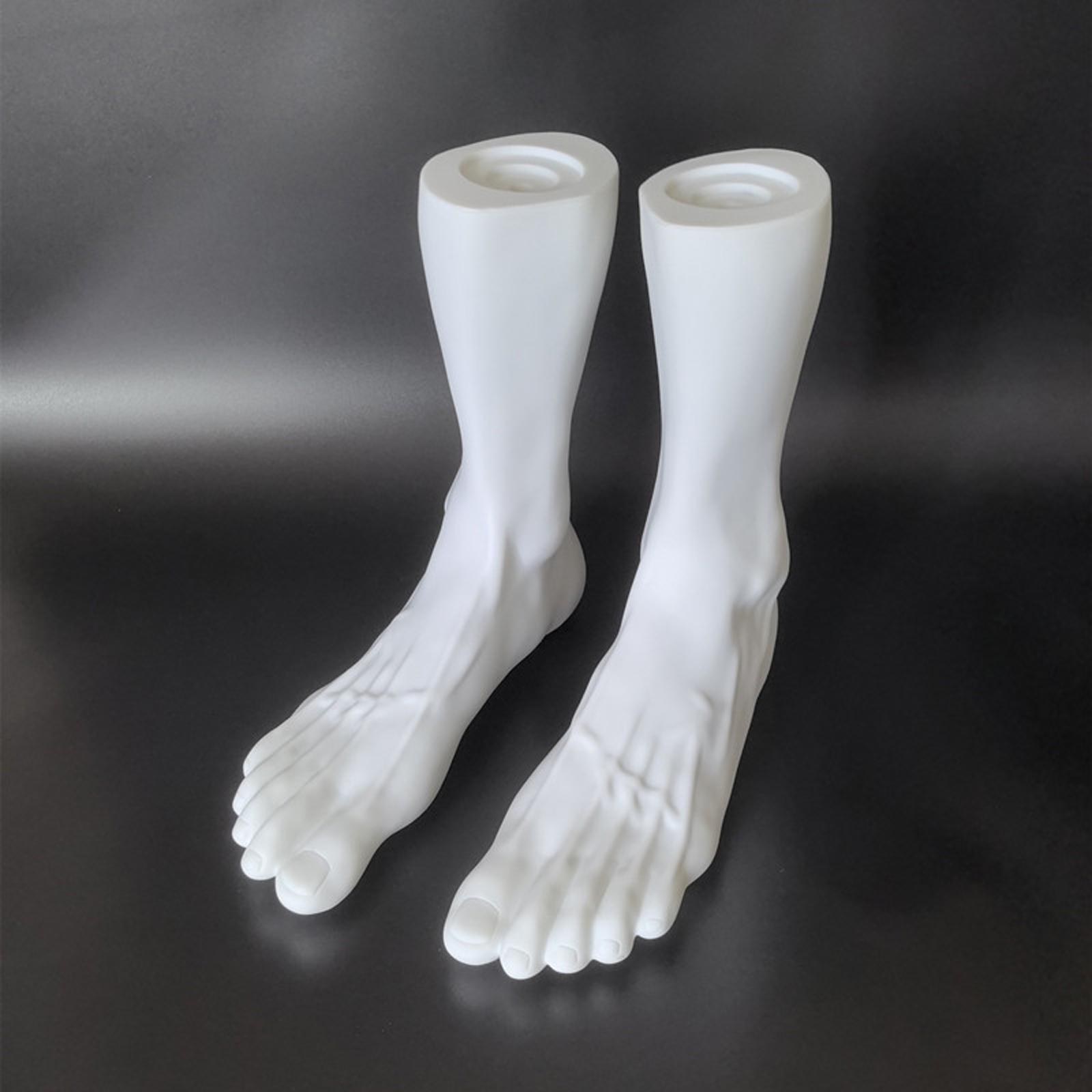 PVC Mannequin Feet Short Stocking Mannequins Shoes Display Props Foot Models