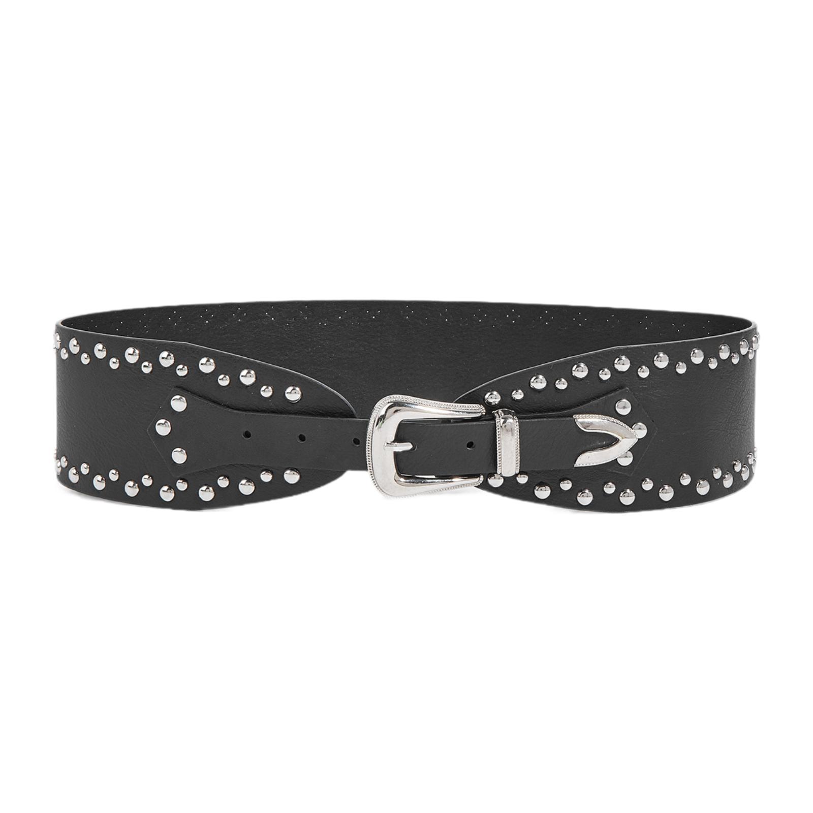 Punk Leather Jeans Belt