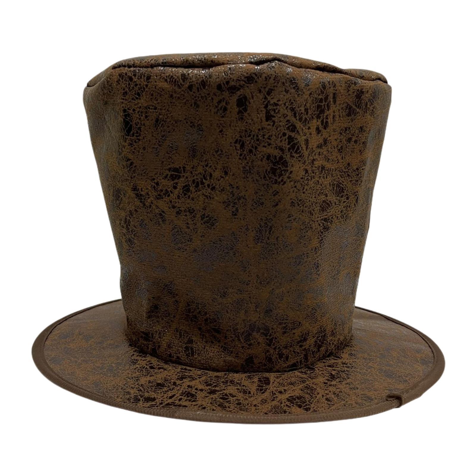 Top Hat Brown Suede