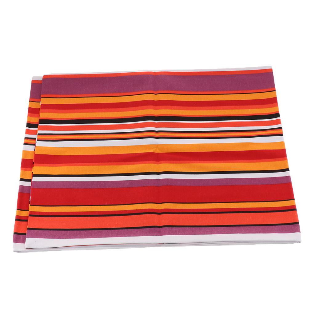 Bed Runner Cloth Bed Skirt Bedding Towels Red Stripe 50x210cm