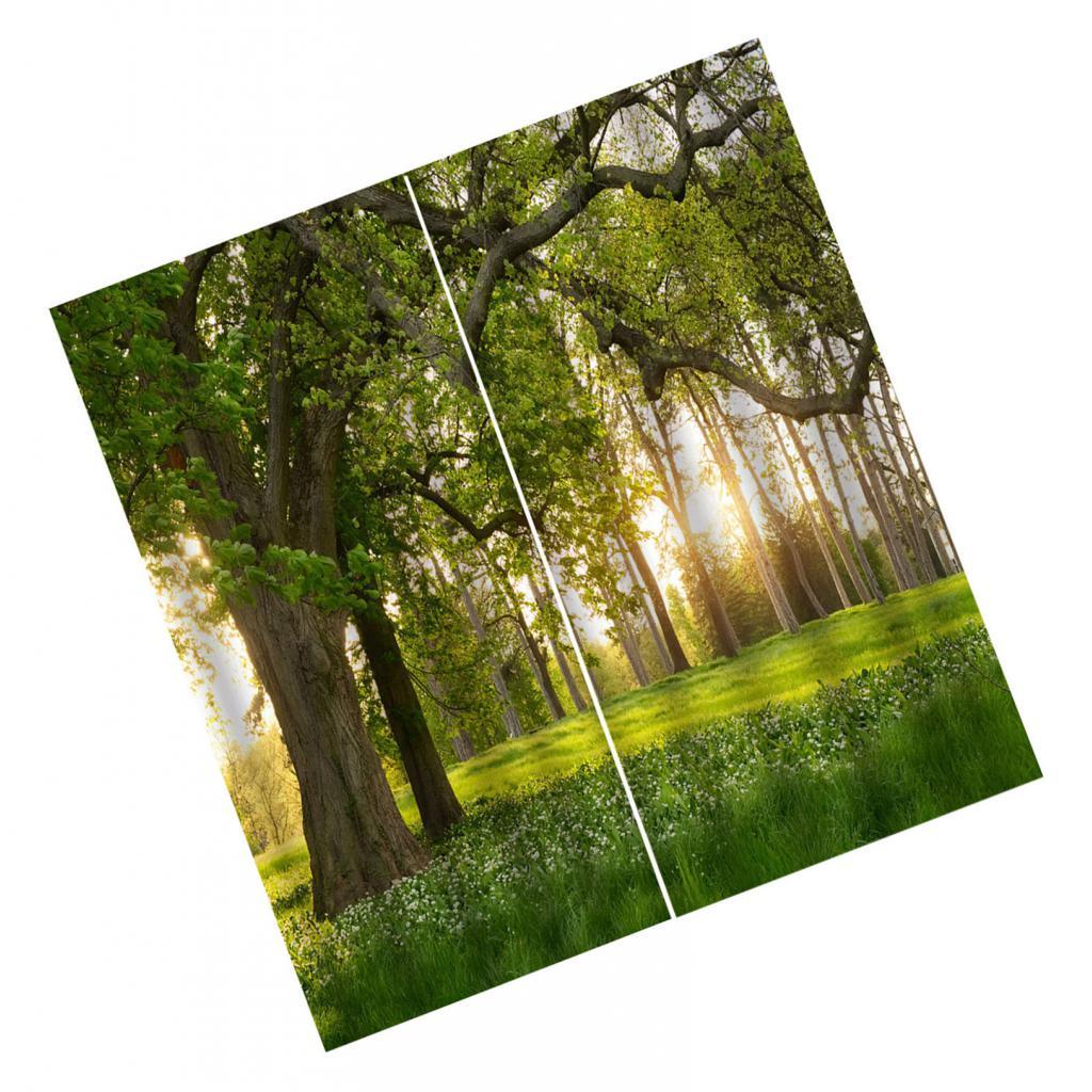Digital Printing 3D Curtain Drapes for Bedroom Living Room Big Tree