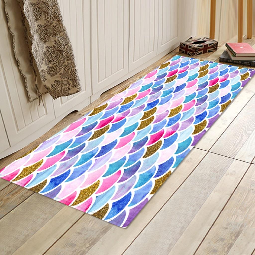 Non-woven Fabric Door Mat Living Room Rug Runner Anti-Slip Carpet ...