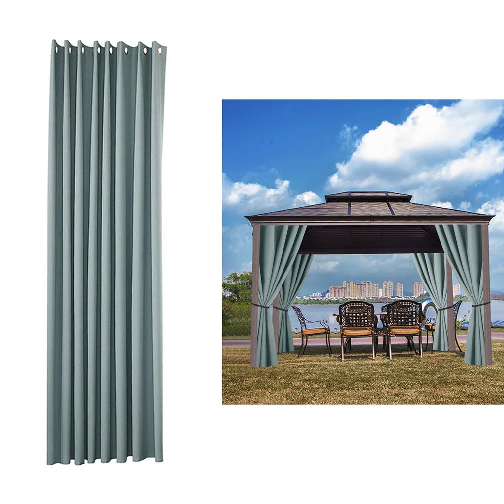 Blackout Curtains for Bedroom -Thermal Insulated Curtains Grommet Top Blue