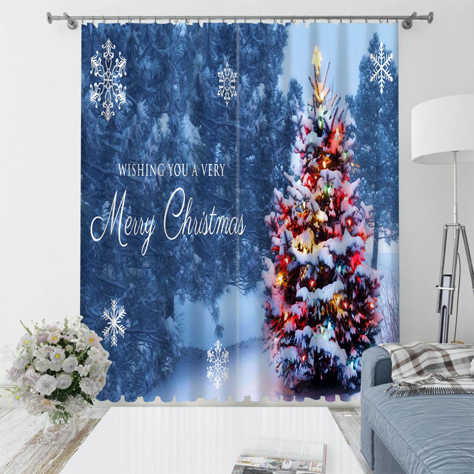 2pcs Bathroom Shower Curtain Fashion Fabric Bath Curtain Waterproof Style5