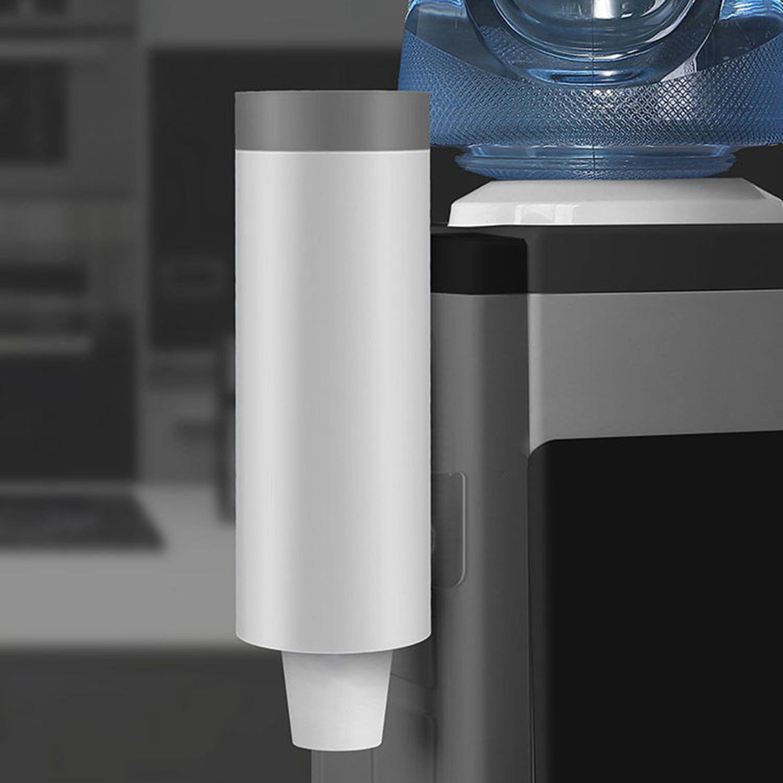 2xCup Dispenser Household Reusable Automatic Remover for Party Office Wall Gray