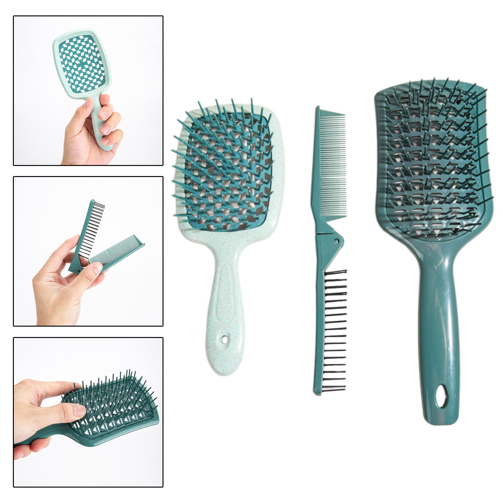 3x Hair Comb Hair Brush for Hair Smoothing Massaging Women Men all types Hair
