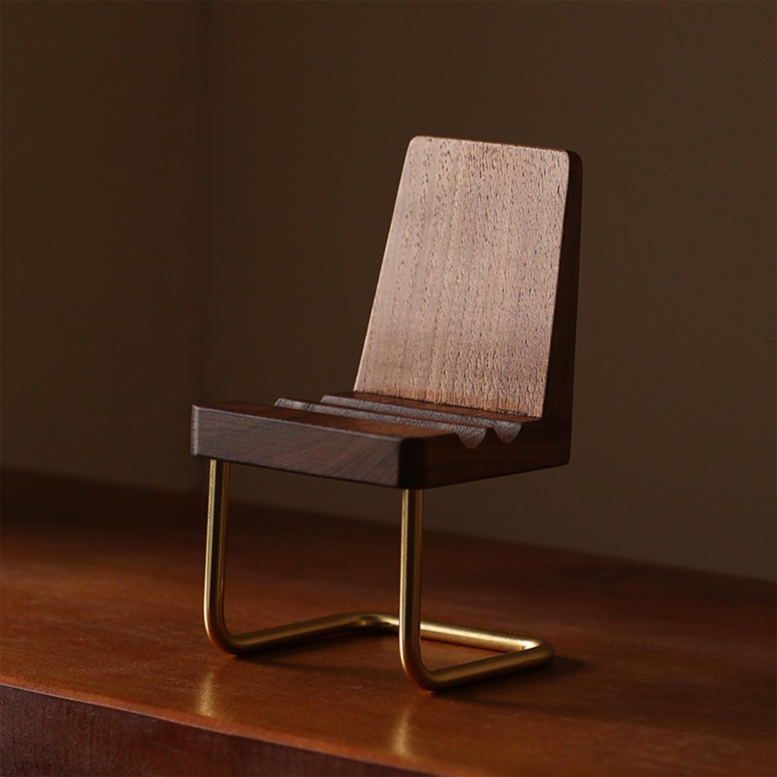 Chair Phone Holder Desk Dollhouse Accessories Cute Stand Display Centerpiece