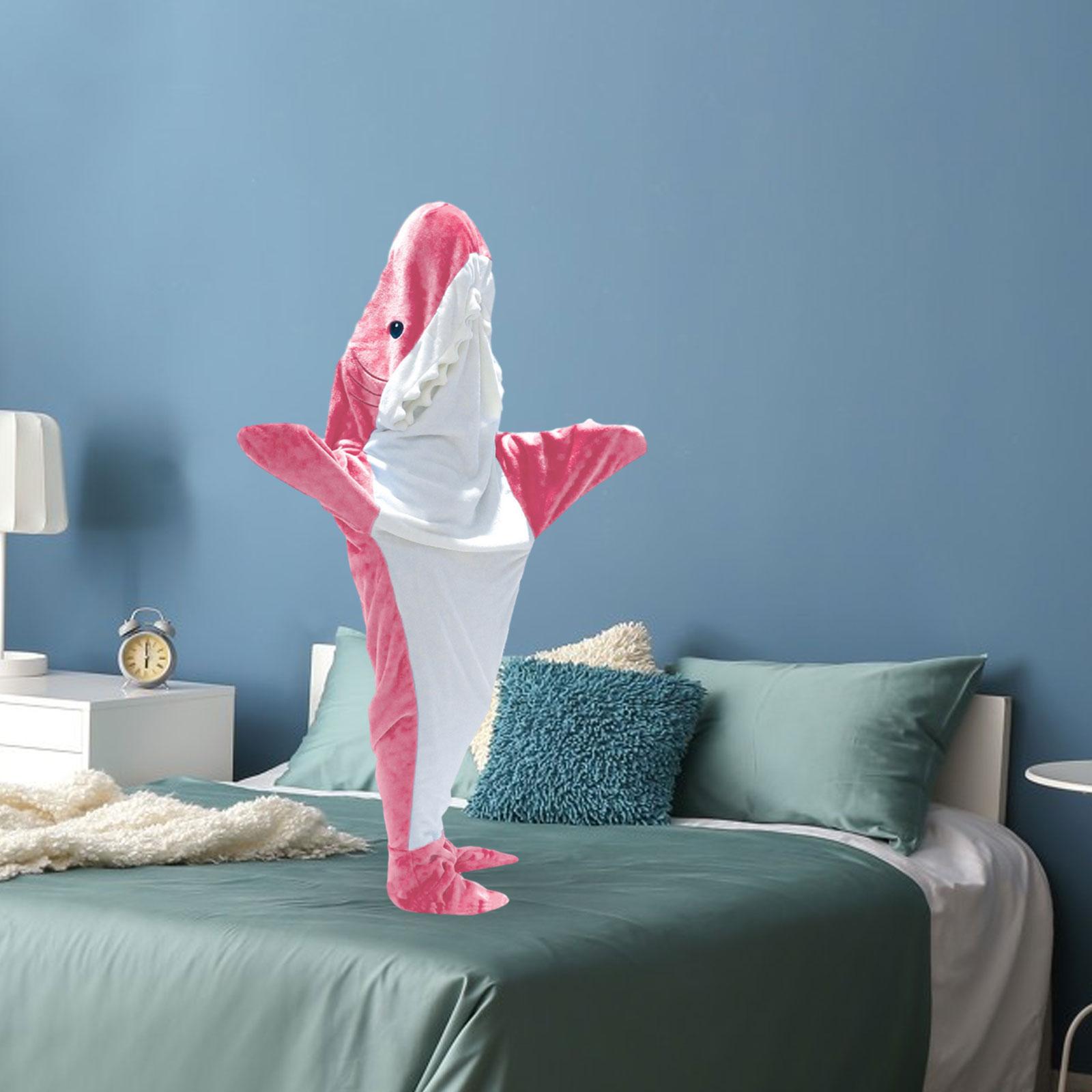 Wearable Shark Blanket Cosplay Cute Sleepwear for Celebration Home Halloween 210cm