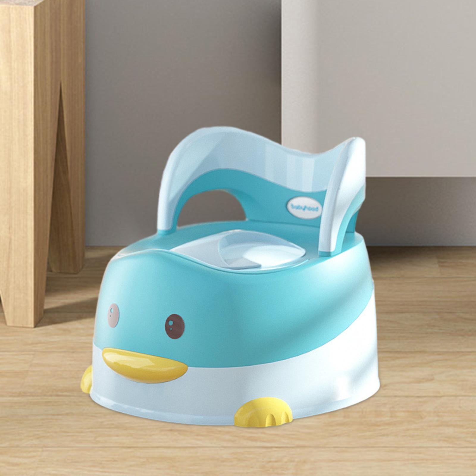 Baby Potty Toilet Easy to Clean Assemble Household Kids Potty Chair Blue