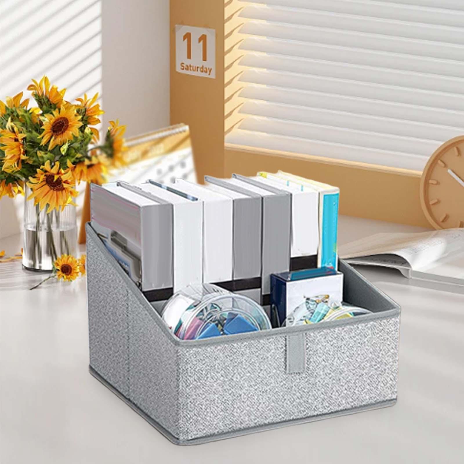 Foldable Storage Bin Container Basket for Organizing Clothing Blanket Sheets