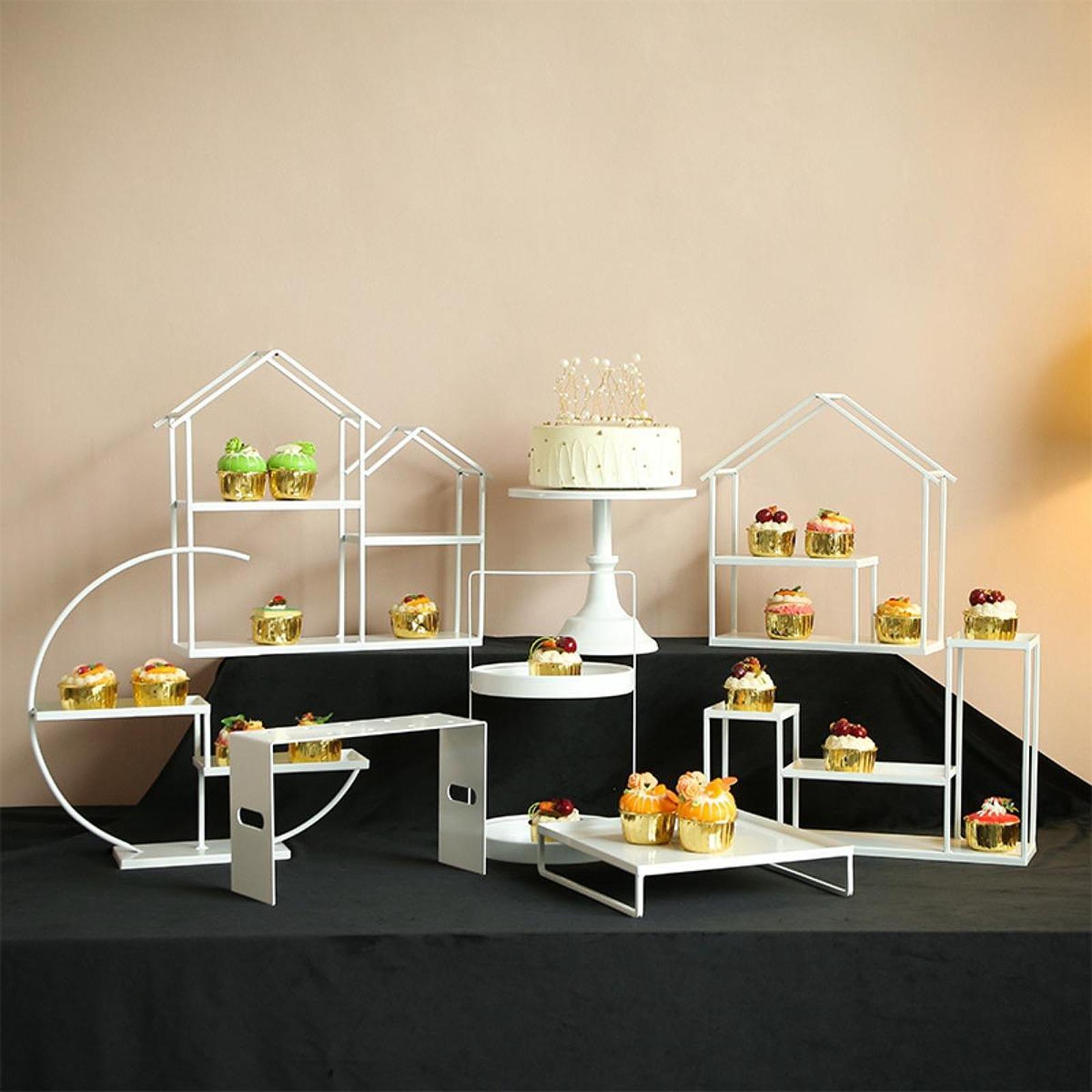 Cupcake Display Tray Cake Stand Riser for Birthday Party Centerpiece Candies
