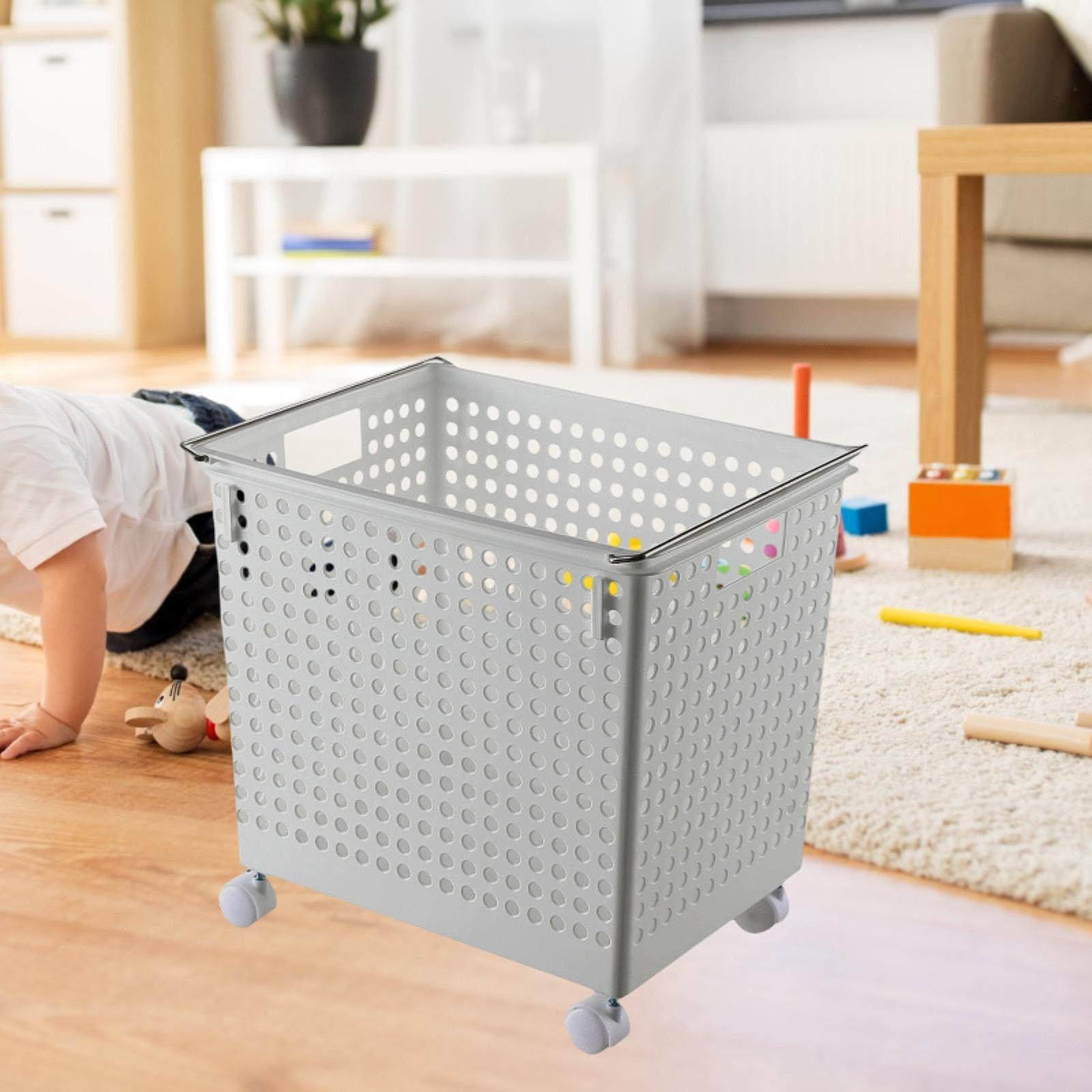 Laundry Basket with Wheels and Handle Laundry Hamper for Bedding Bedroom