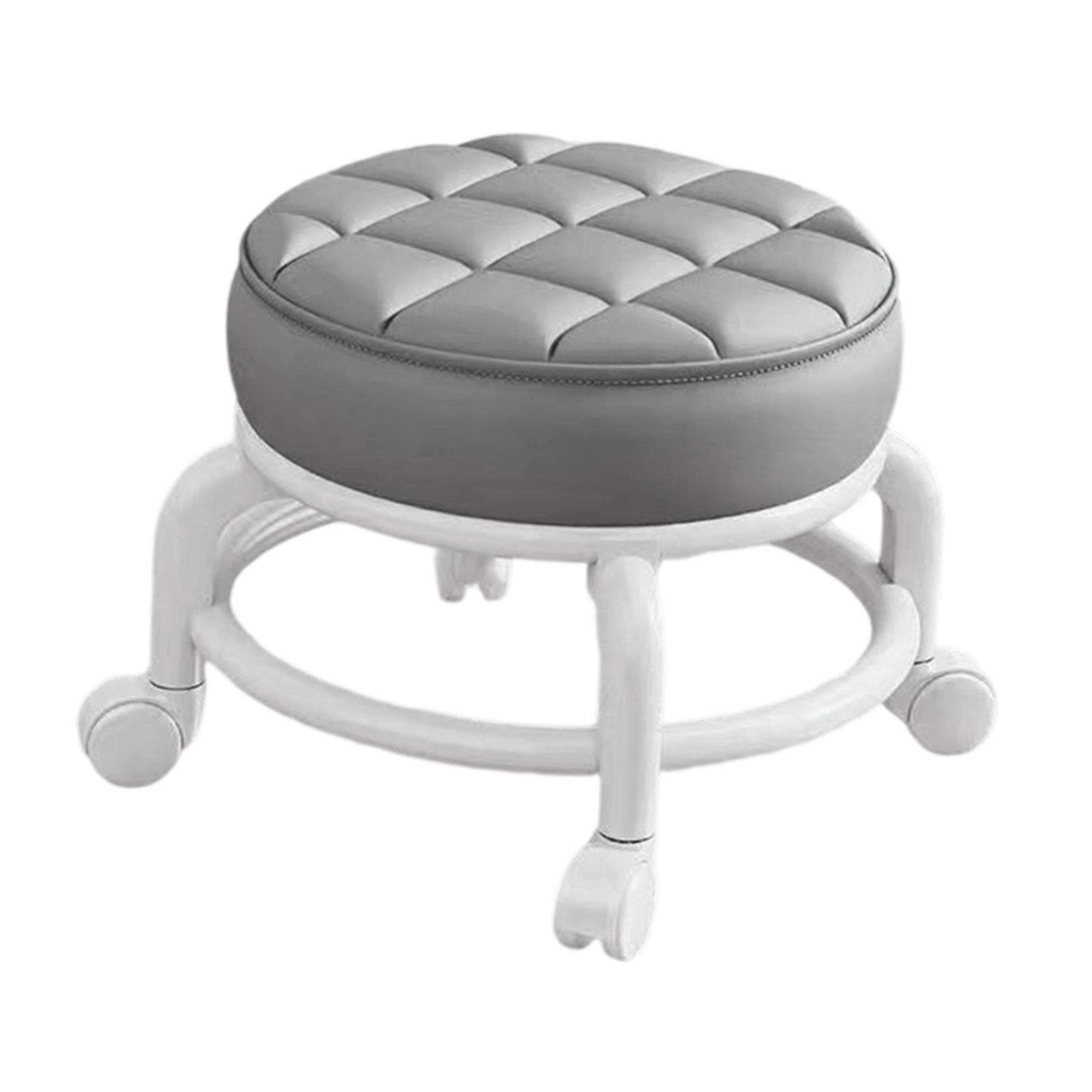 Rotating Roller Stool Gray