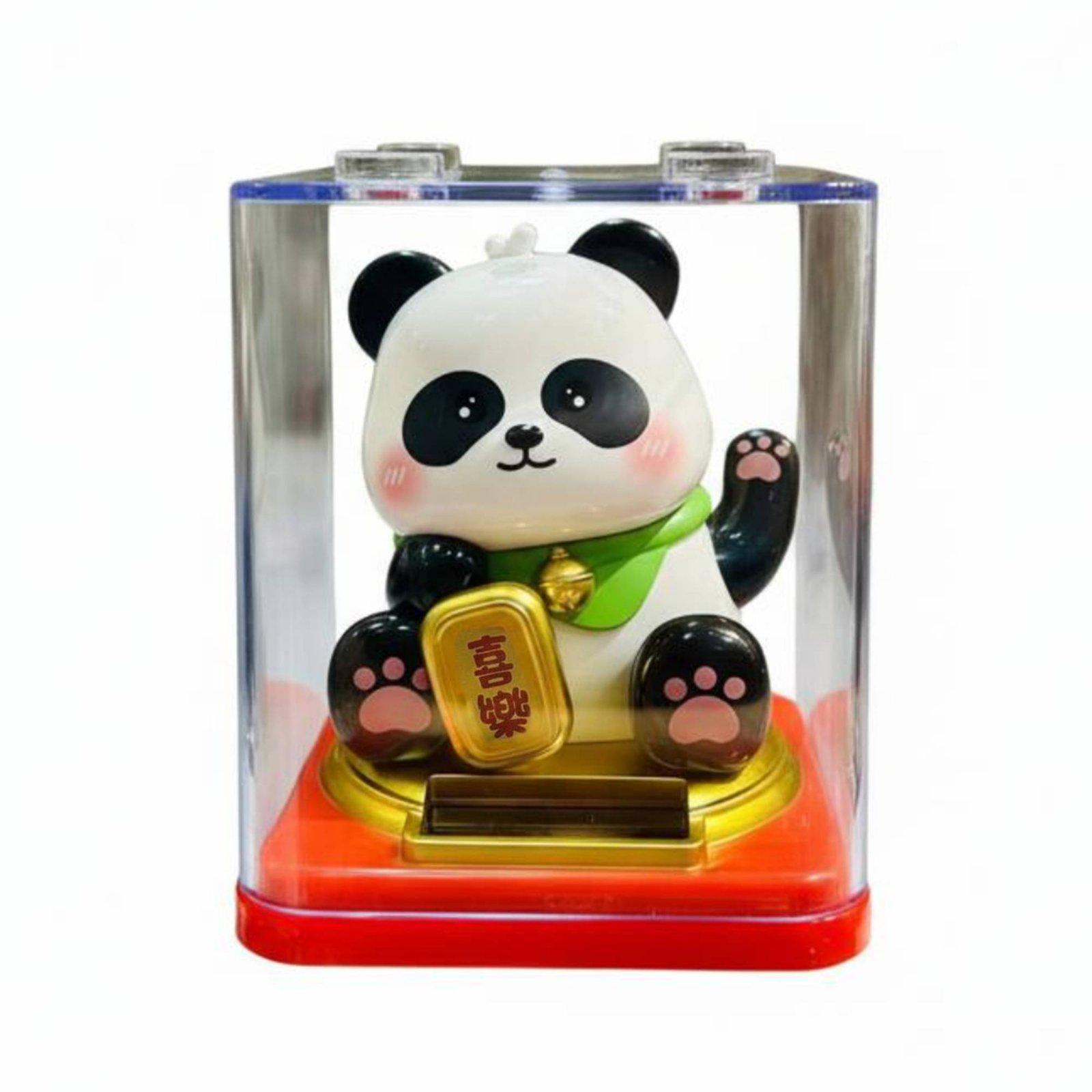 Solar Panda Figurine