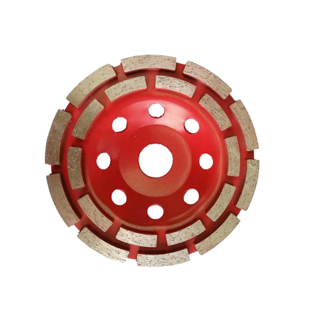 Diamond Segment Grinding Cup Wheel Disc Double Row Stone Brick Grinder