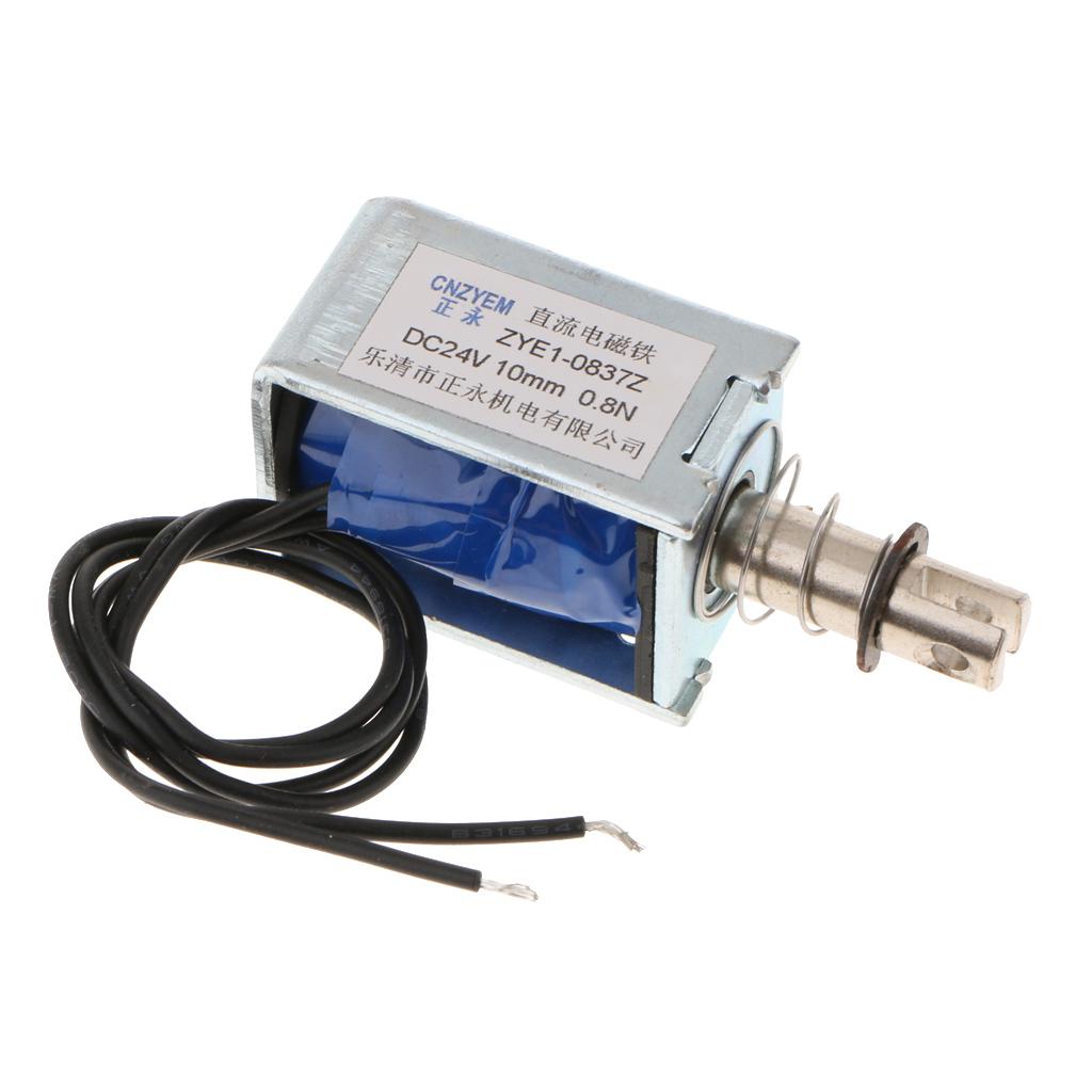 DC With Push Pull Solenoid Bolt Locks Automatically 24V 