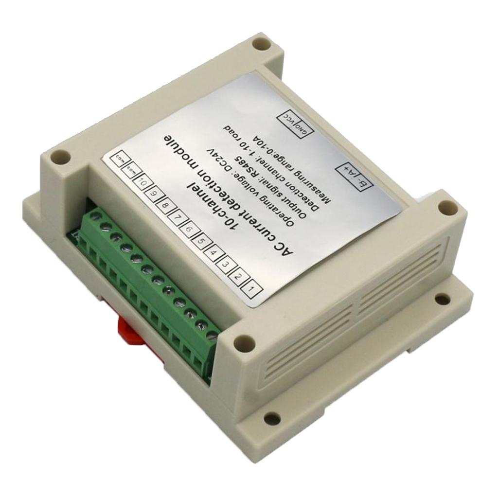 DC 24V Multi-channel AC Current Detection Module RS485 Output 10A