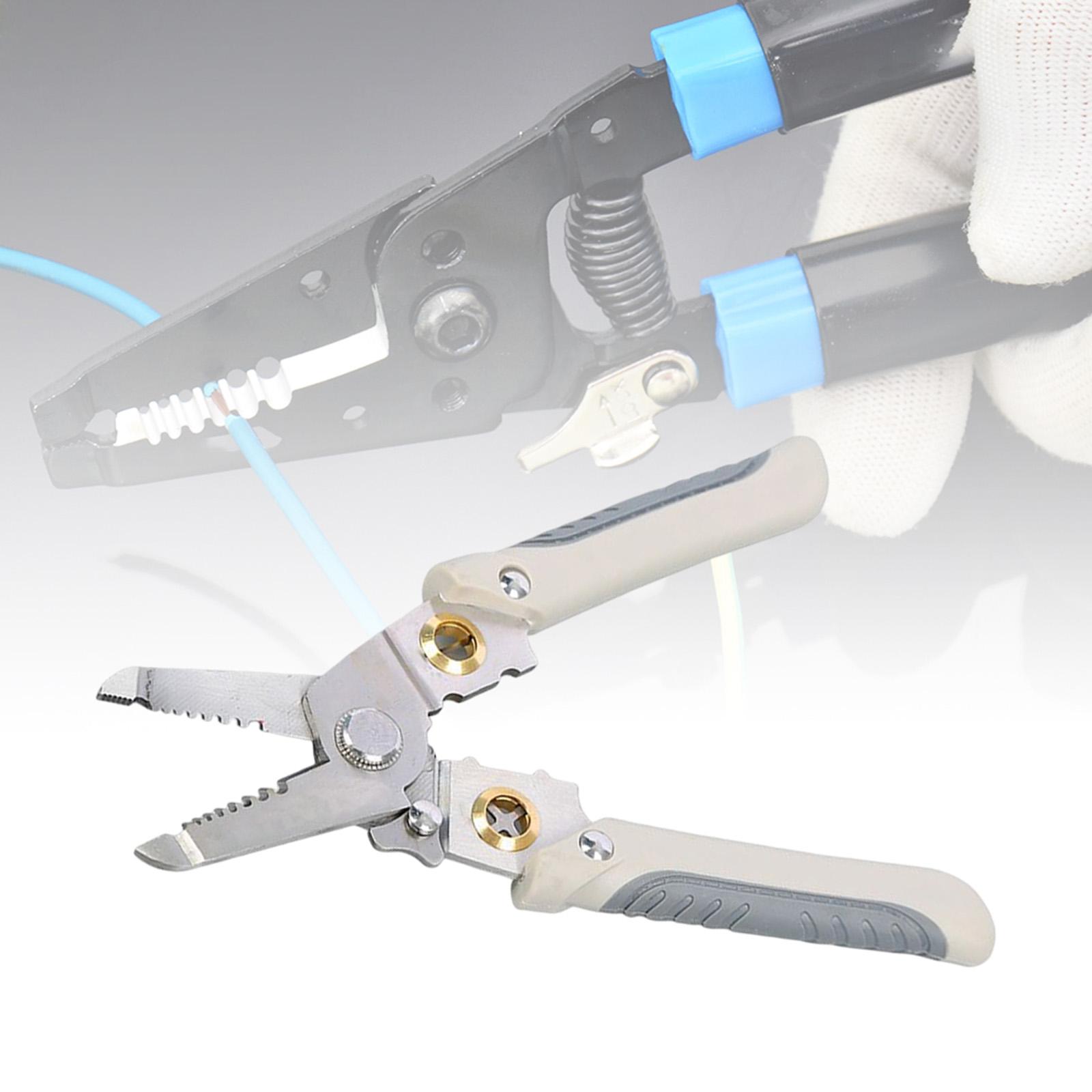 Professional Wire 7'' Plier Maintenance Crimping for Machine Repair Argent