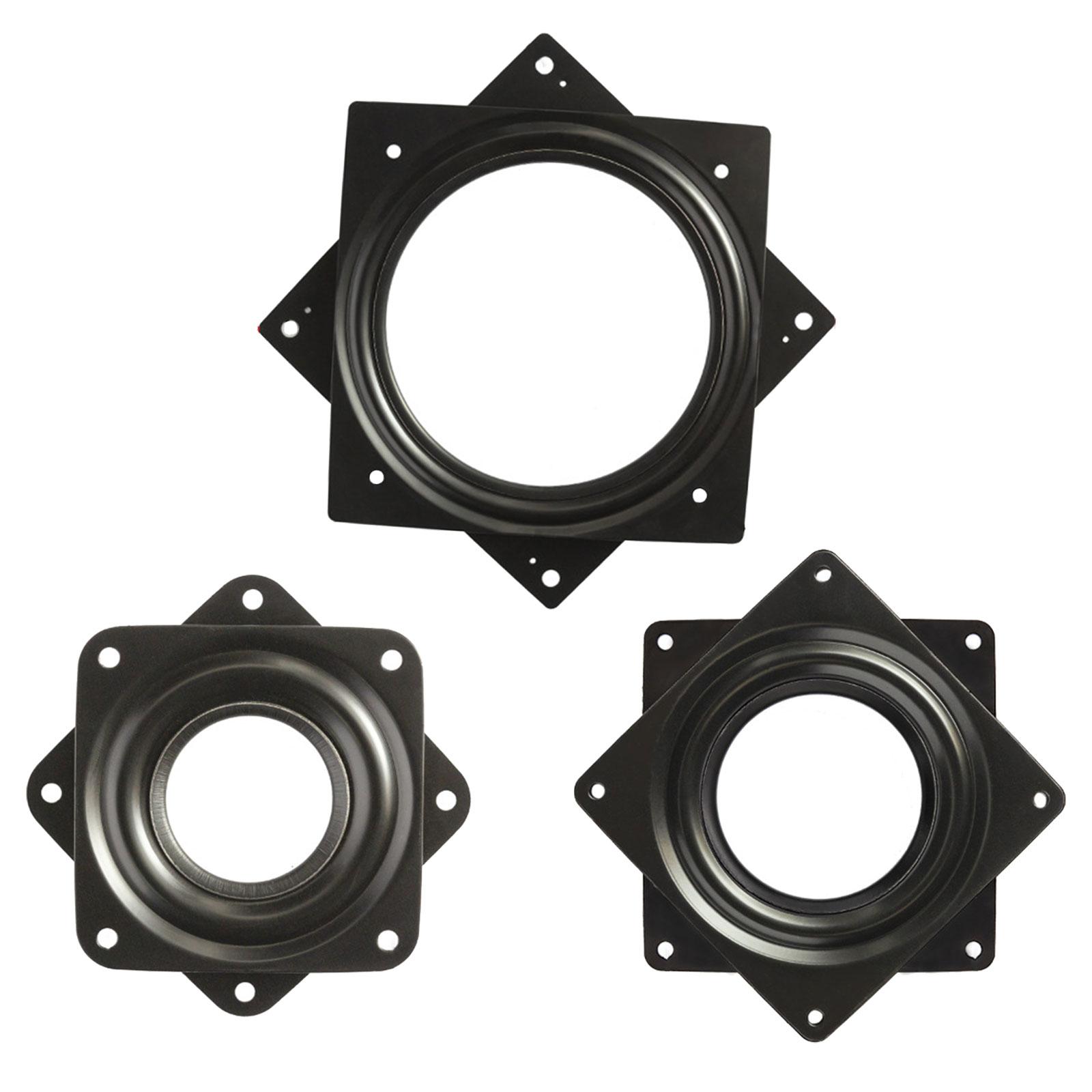 3xReplacement Square Turntable Bearing Hardware for Television Multifunctional 3inch