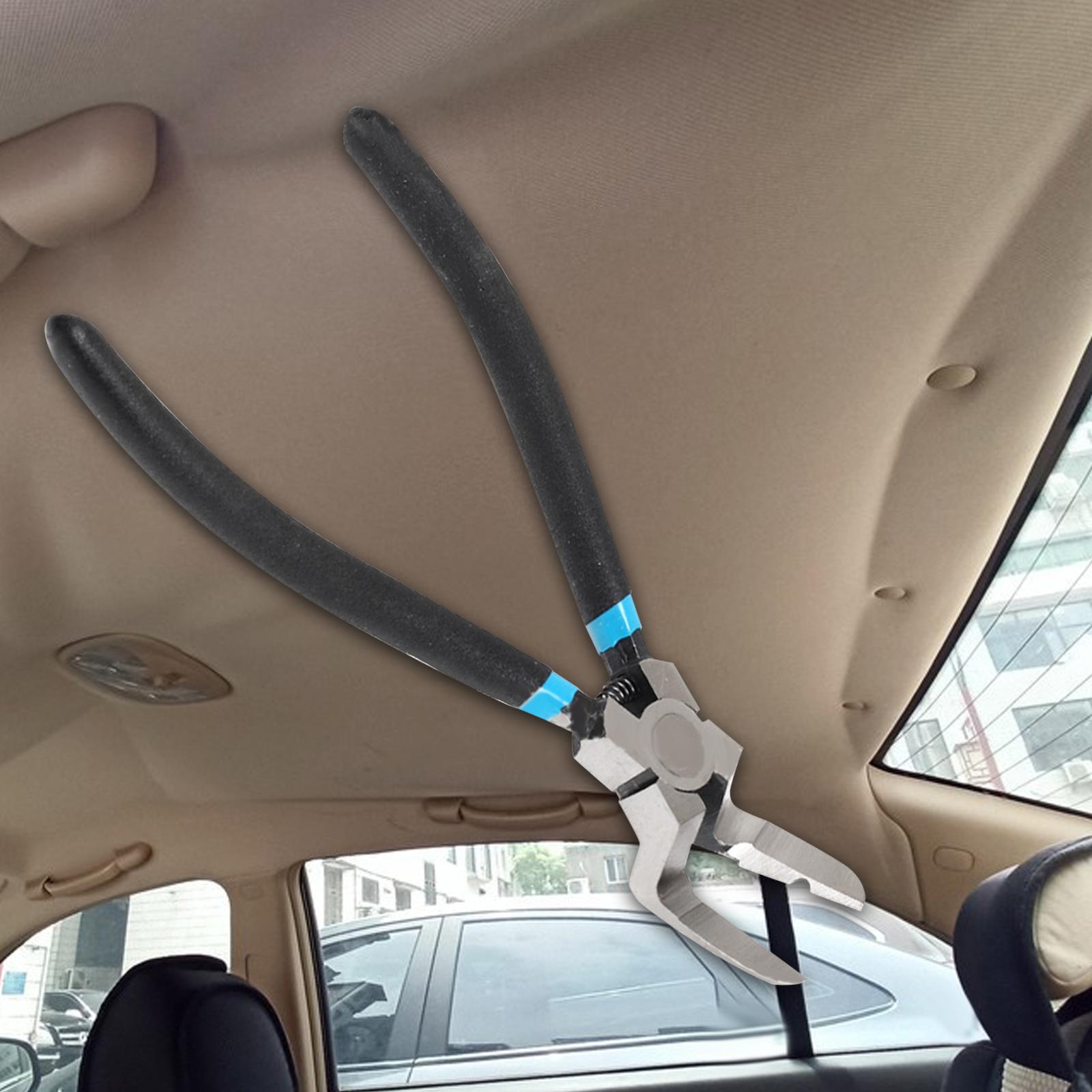 Generic Car Push Clip Cutting Pliers Hand Tool Steel Rivet Removal Tool