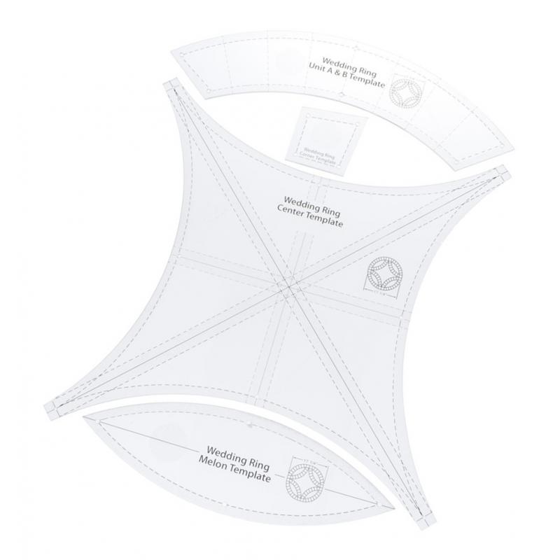 Wedding Ring Template Acrylic Set