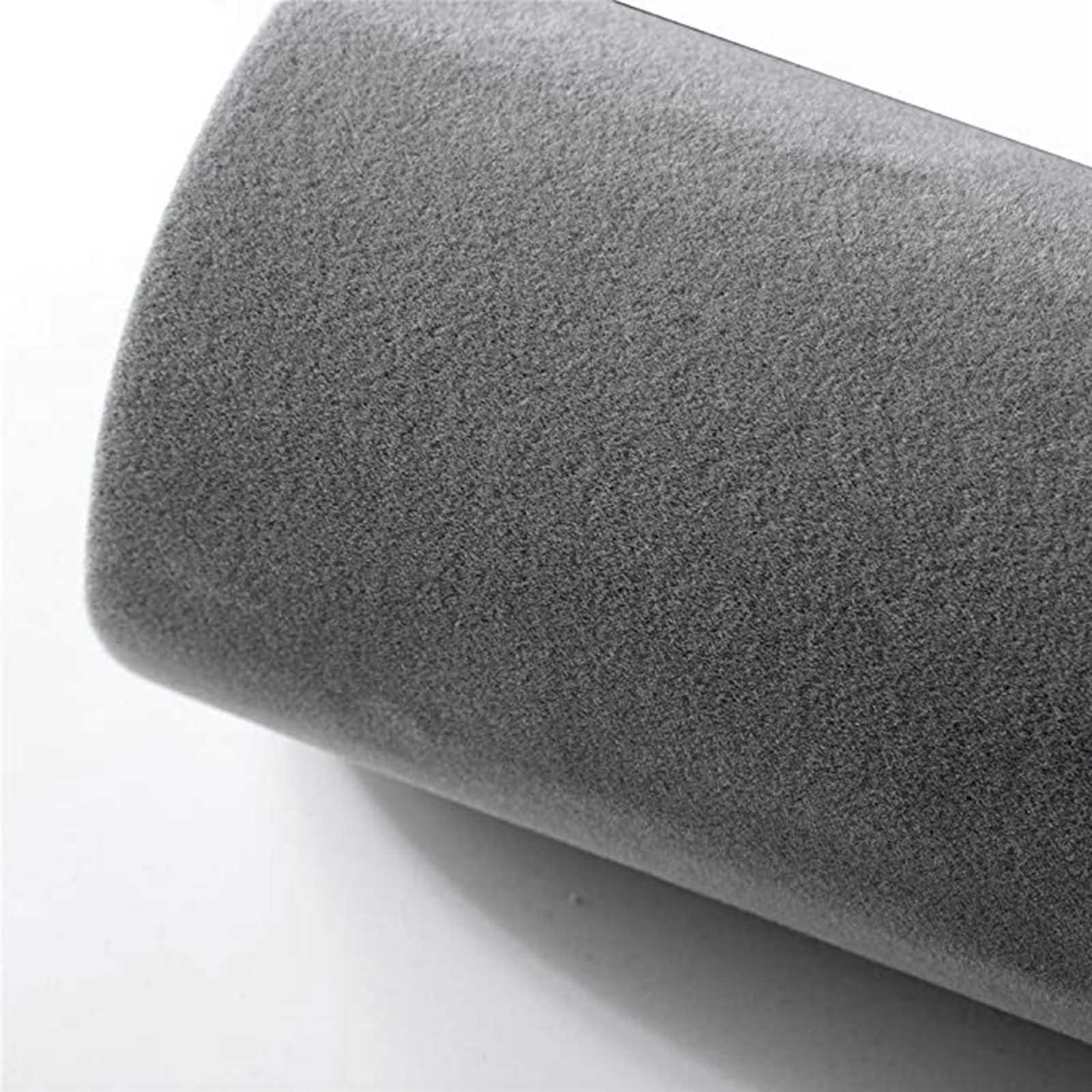 2xBack Self Adhesive Sheet Felt Velvet Velour Fabric Craft Sticker Gray