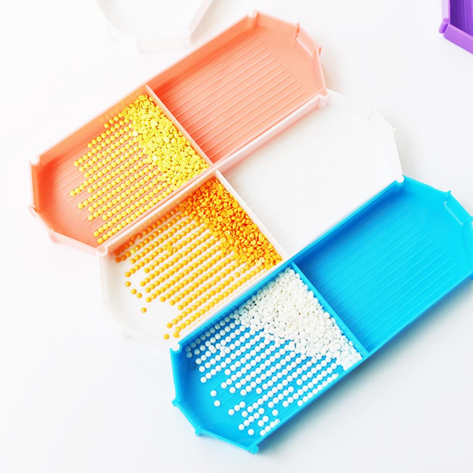 5D Diamond Painting Tools Kit Tray Stickers Bag Beads Binding Rings Supplies