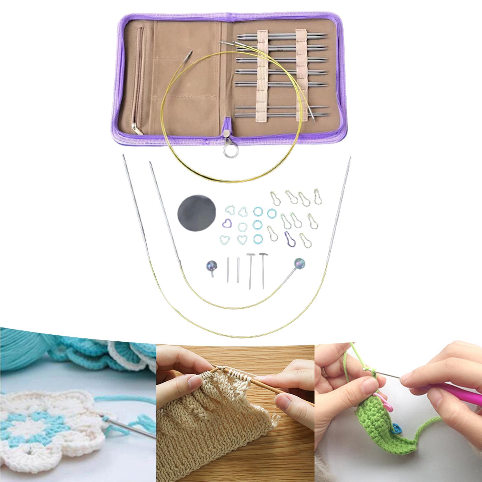 Circular Knitting Needles Set Detachable Weaving Equipment for Sweater