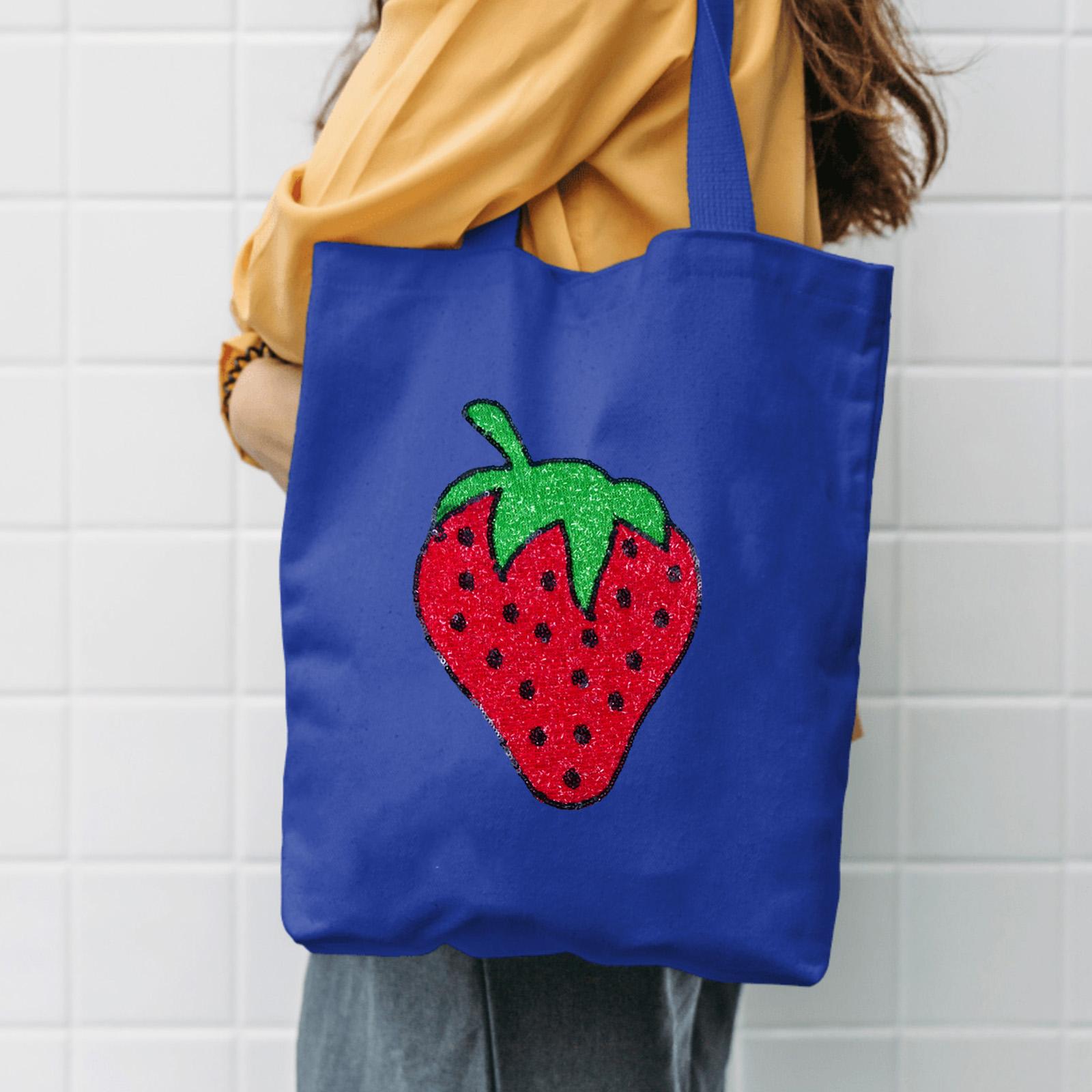 Strawberry Patch Stickers Elegant Strawberry Applique for T Shirt Jacket Bag