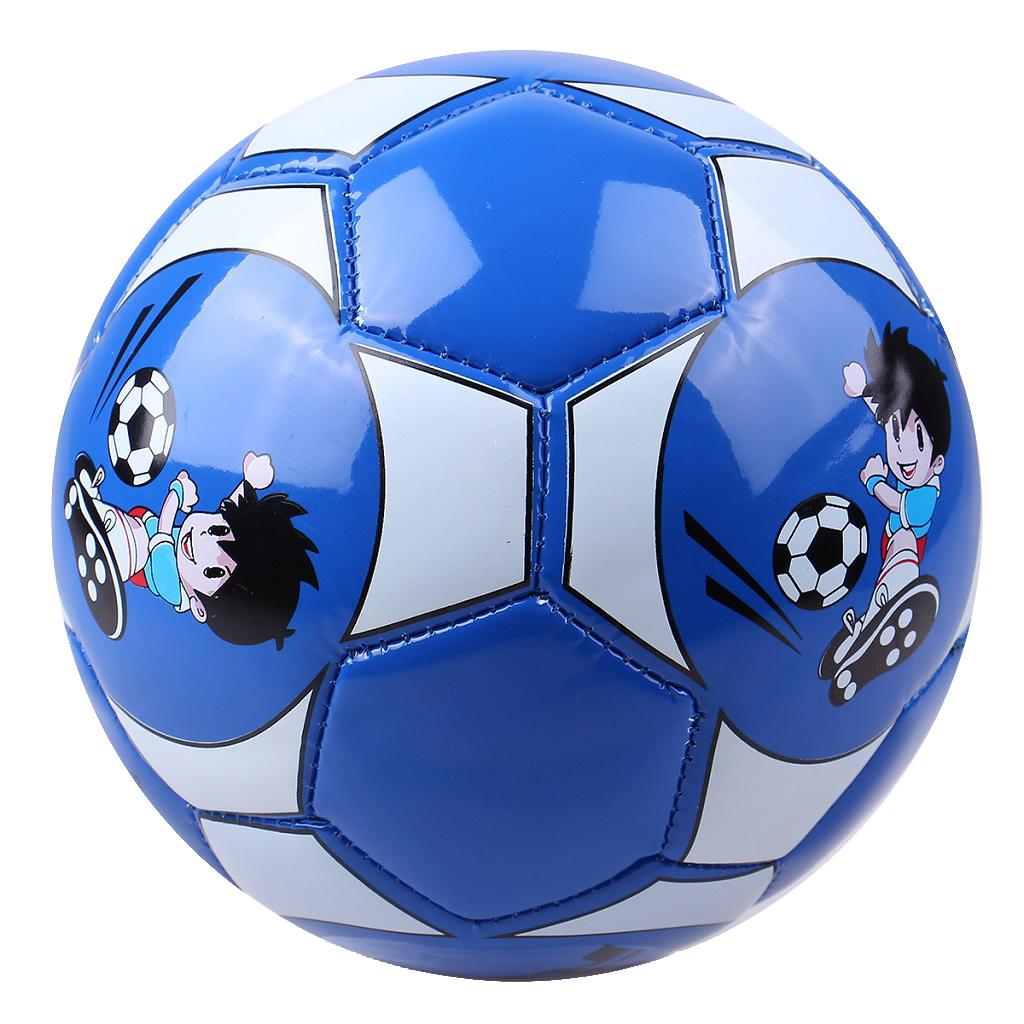 PU Leather Soccer Ball Official Size 2 Football Toy Soft Ball for Kids ...