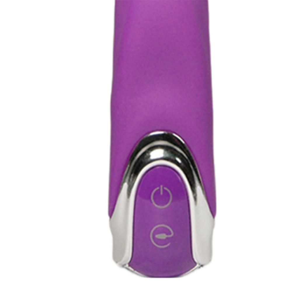 Female 7 Frequency Silicone Vibrating Vaginal Massager Wand Vibrator Purple