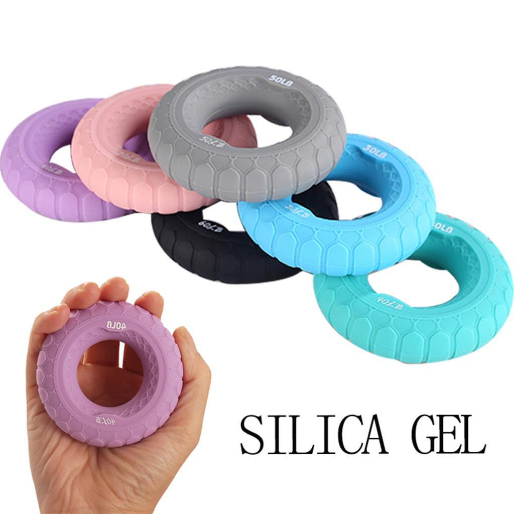 40LB 3"Hand Strength Finger Grip Muscle Power Training Ring Exerciser Purple