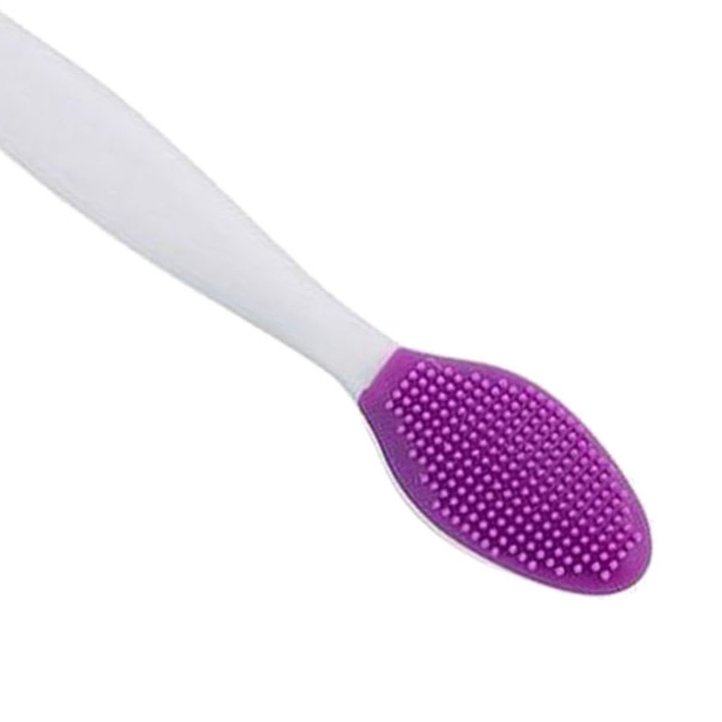 Facial Cleanser Face Skin Cleaner Silicone Blackhead Remover Brush Purple