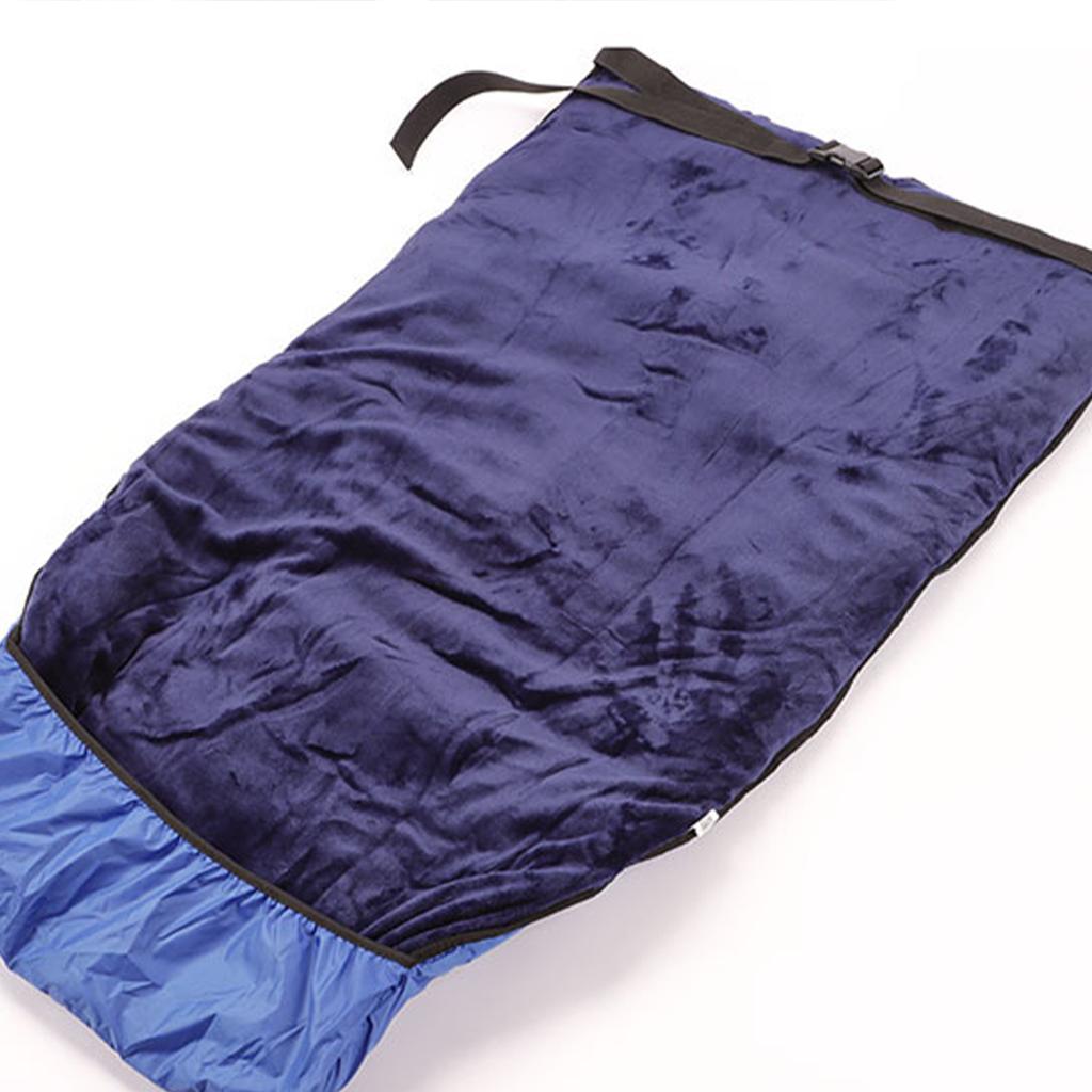 Plush Fleece Lining Wheel Chair Blanket Lap Cover Waterproof Sturdy 125x70cm