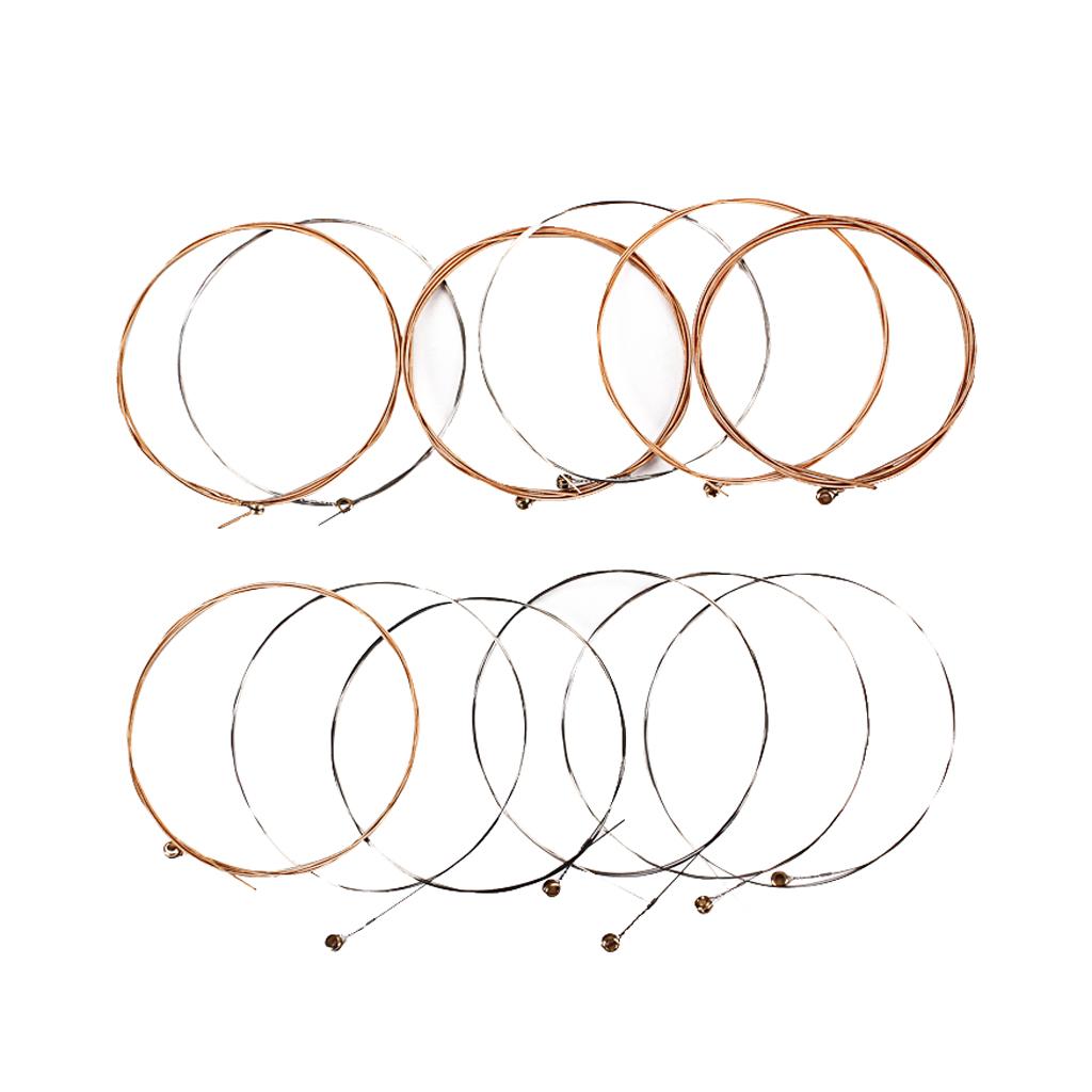 1 Set Guitar Replacement Strings Set Acoustic Guitar Parts