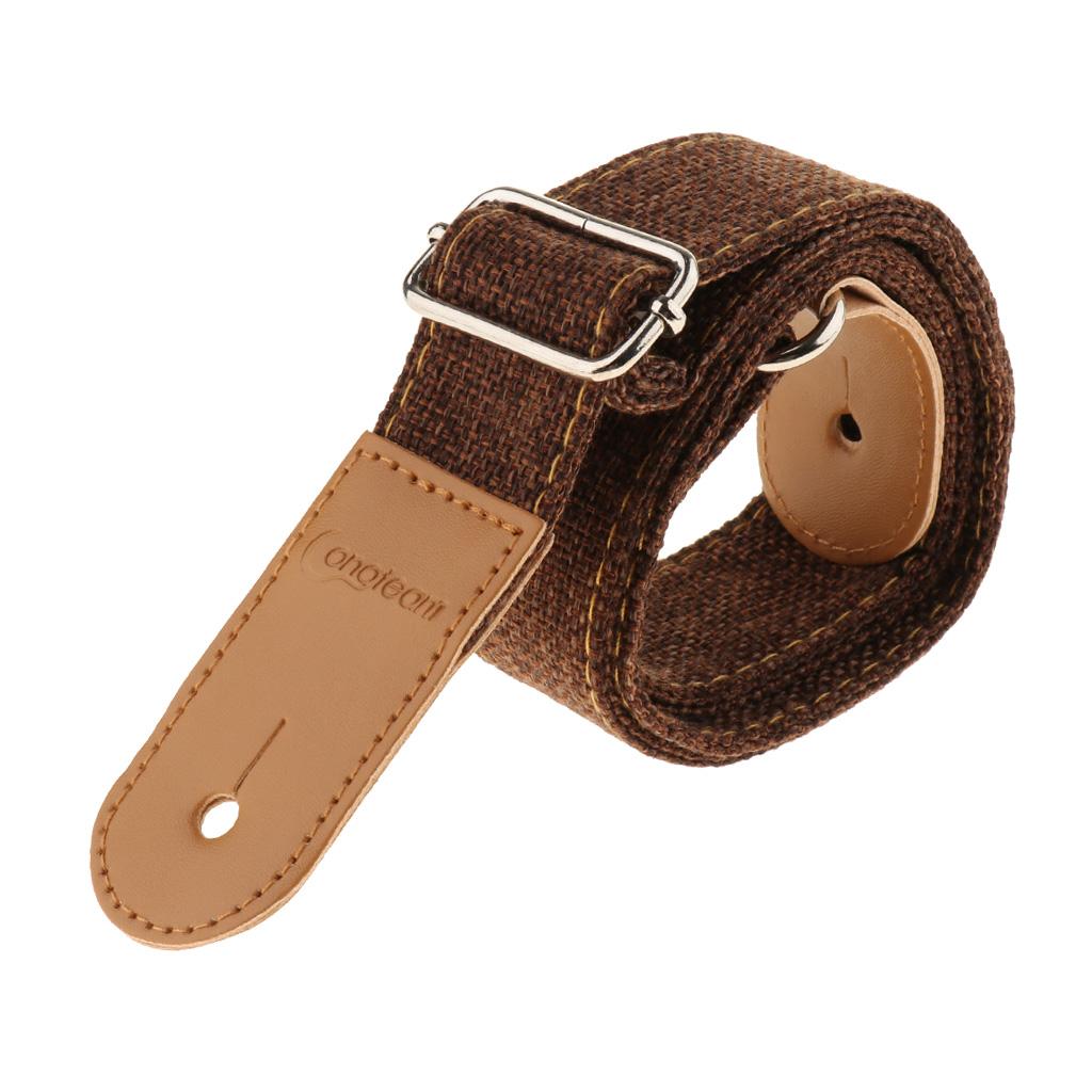 1pc Ukulele Strap Belt with PU Leather Ends for Ukulele Uke 4 String