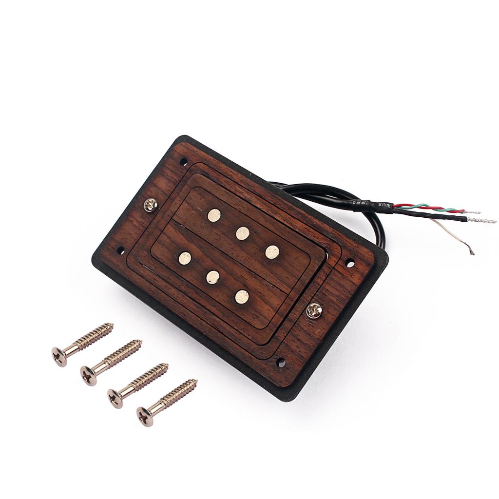 Cigar Box Guitar  3 String Humbucker Pickup with Rosewood Frame