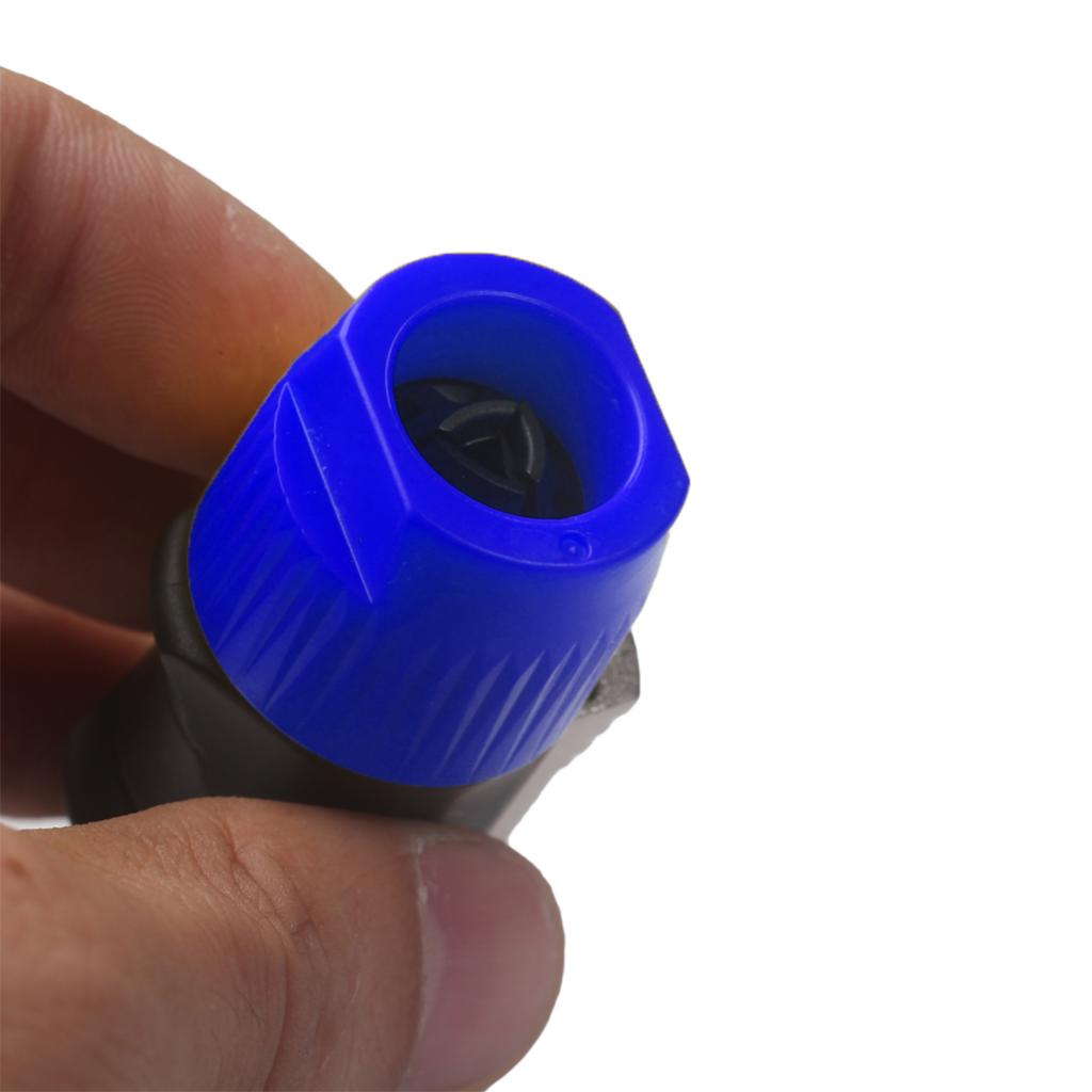 4pins NL4FC Speaker Connector Aviation Plug Professional Audio Plug blue