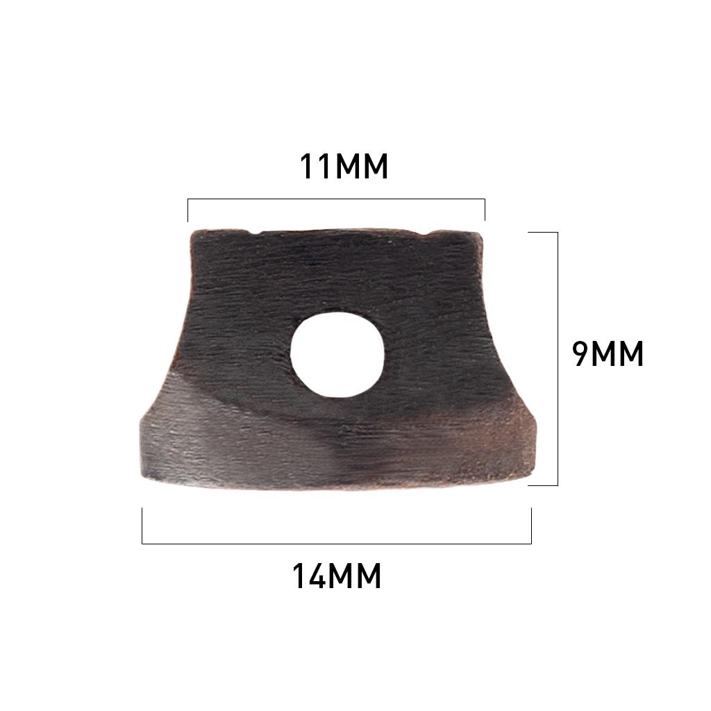 10PCS Hollow Chinese Erhu Strings Wooden Bridge Instrument Accessories Parts