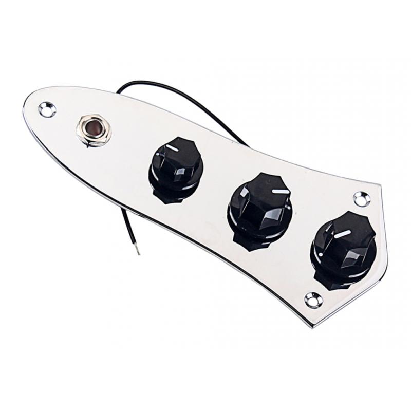 Bass Circuit Switch Control Plate for Jazz Bass Guitar