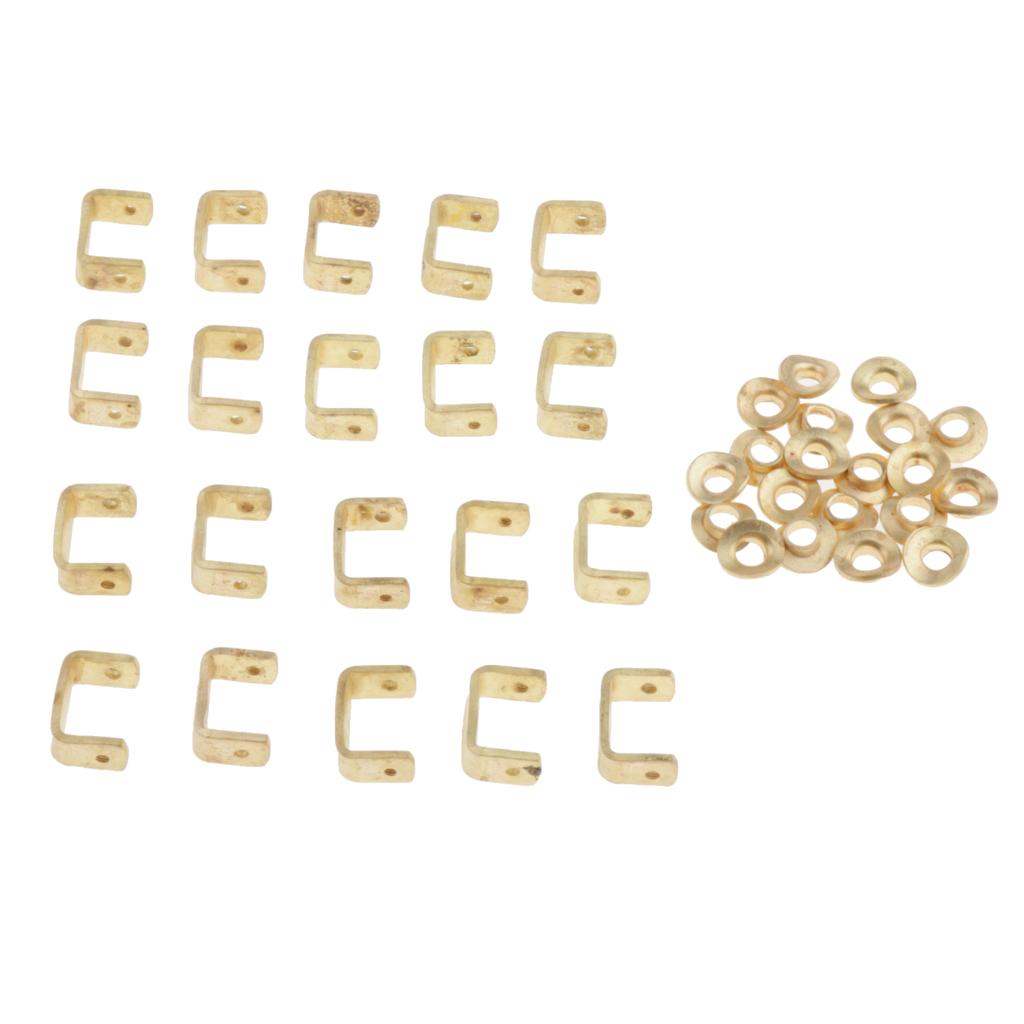 20pcs Trombone Water Key Valve Accessories Drain Valves Mount Base 