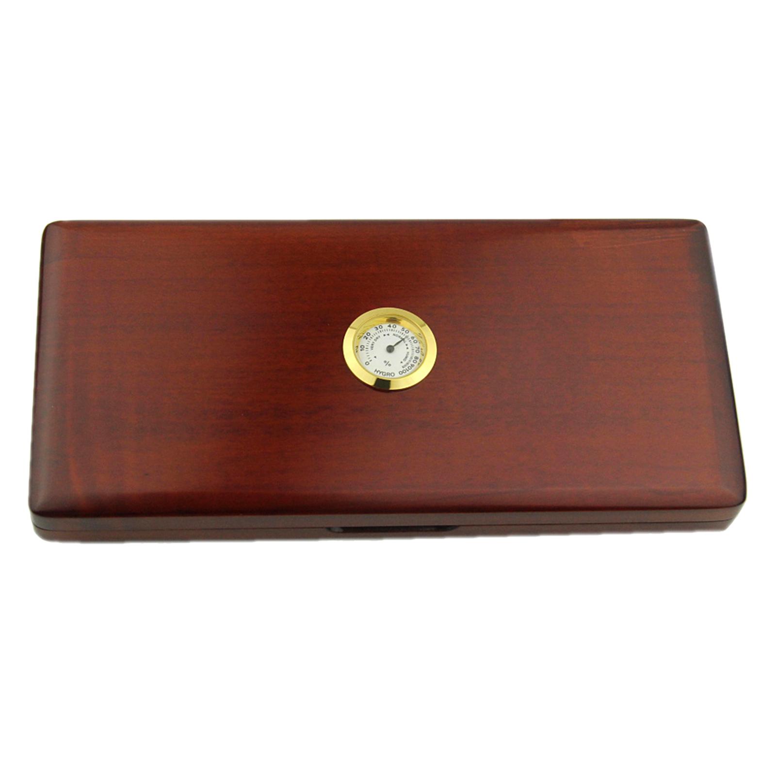 Wooden Oboe Reed Case Bulit-in Hygroneter Reed Storage Box Humidity Control