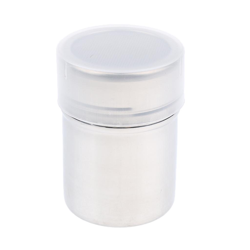2xStainless Steel Chocolate Shaker Sugar Powder Cocoa Flour Coffee Sifter S