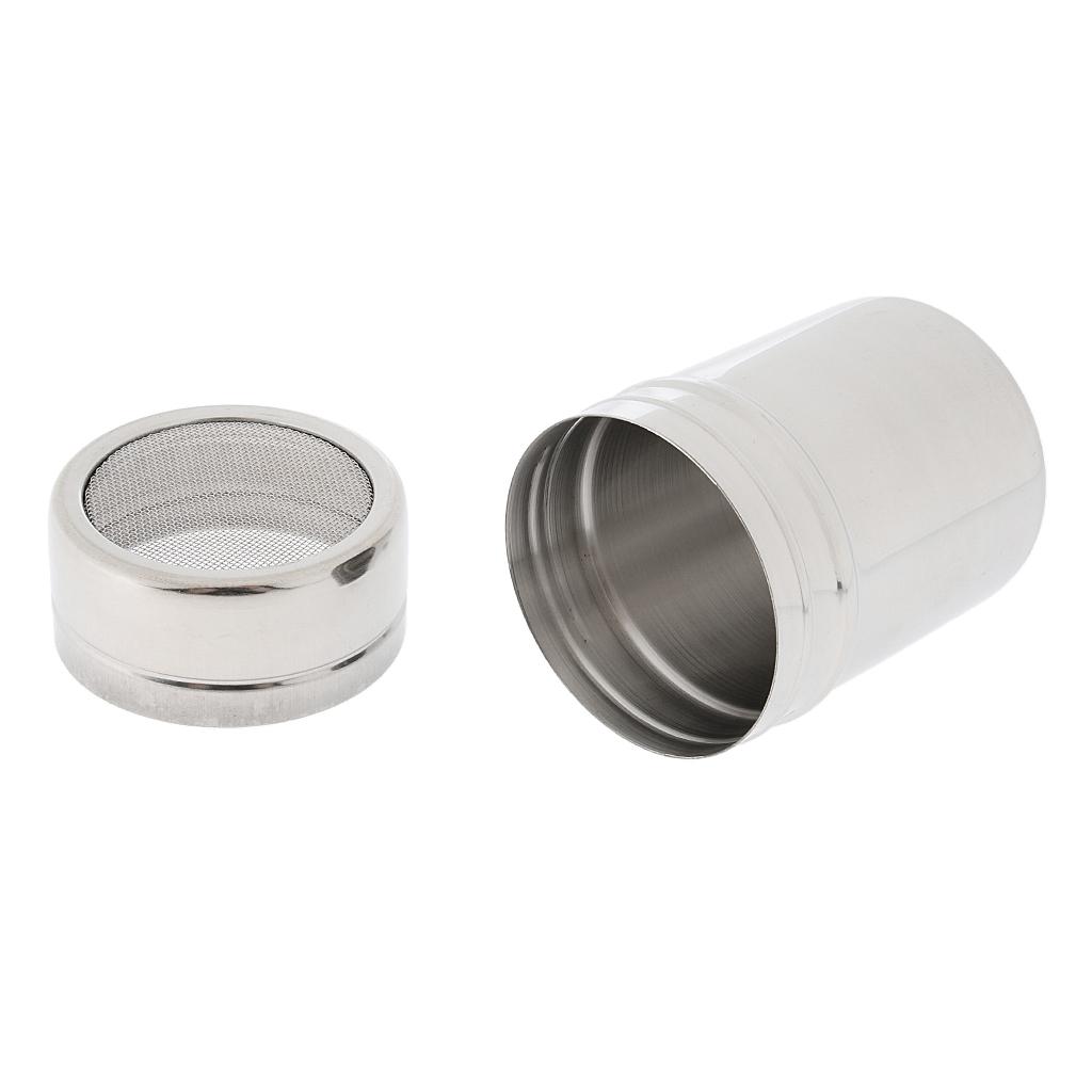 Stainless Steel Chocolate Shaker Sugar Powder Cocoa Flour Coffee Sifter S
