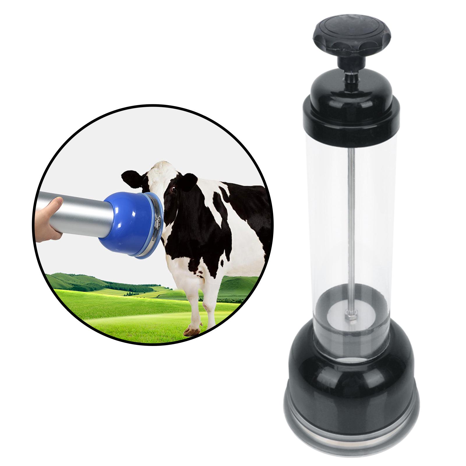 Calf Breathing Pump Calf Breathing Suction Farm Supplies Plasitc Steel Black